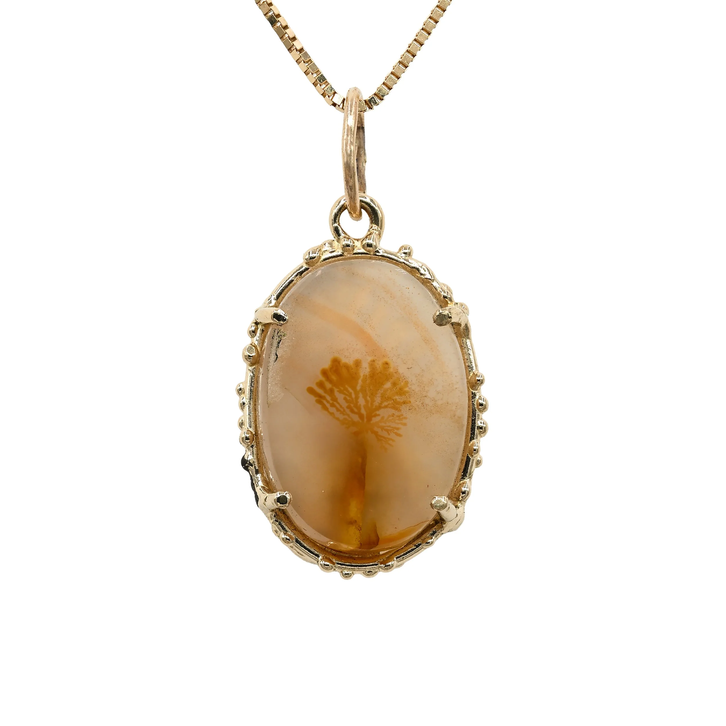 Dendritic Agate Palm Tree (medium)