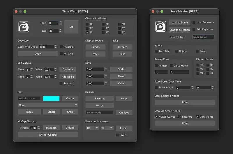 Time Warp &amp; Pose Master