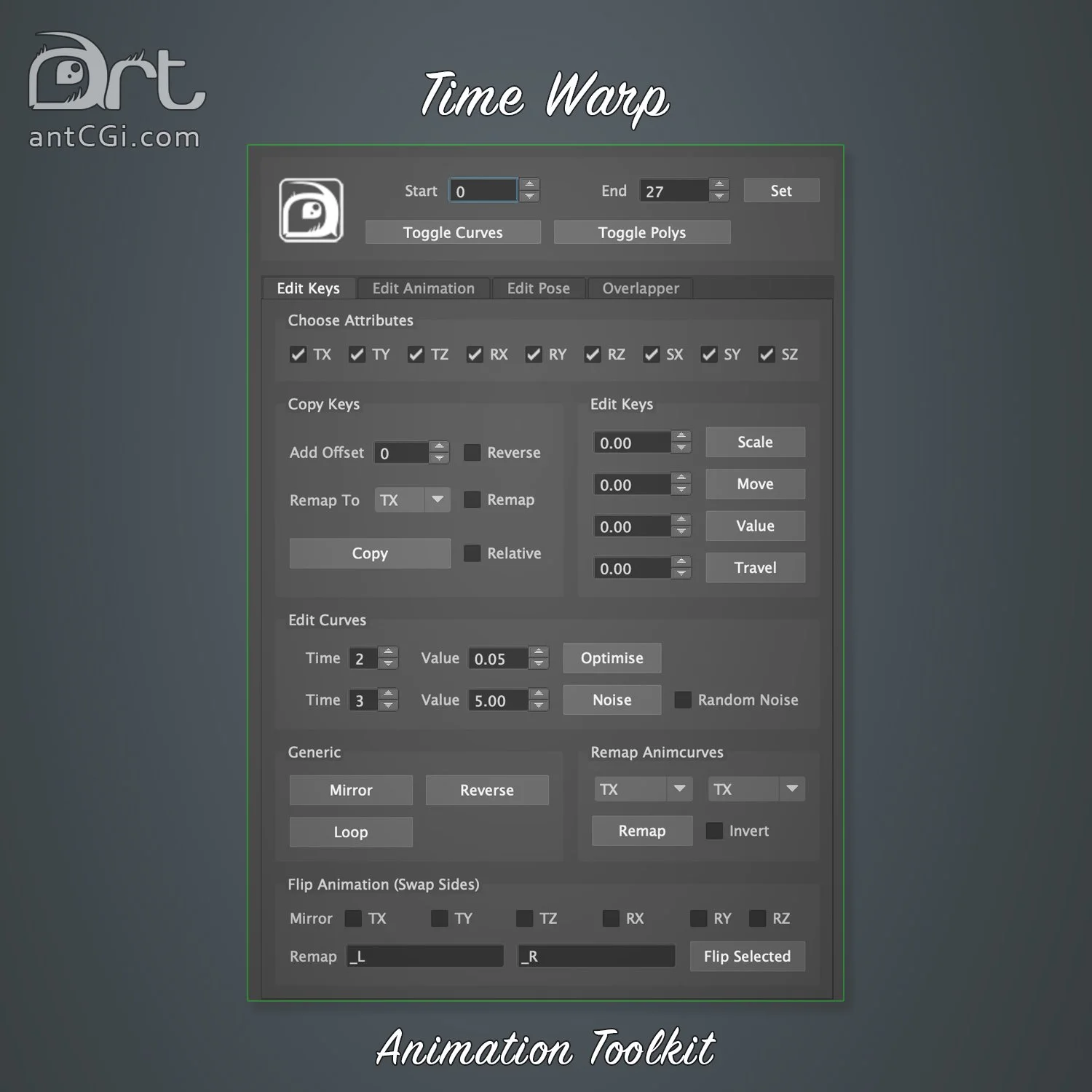 Maya Rigging and Animation Tools