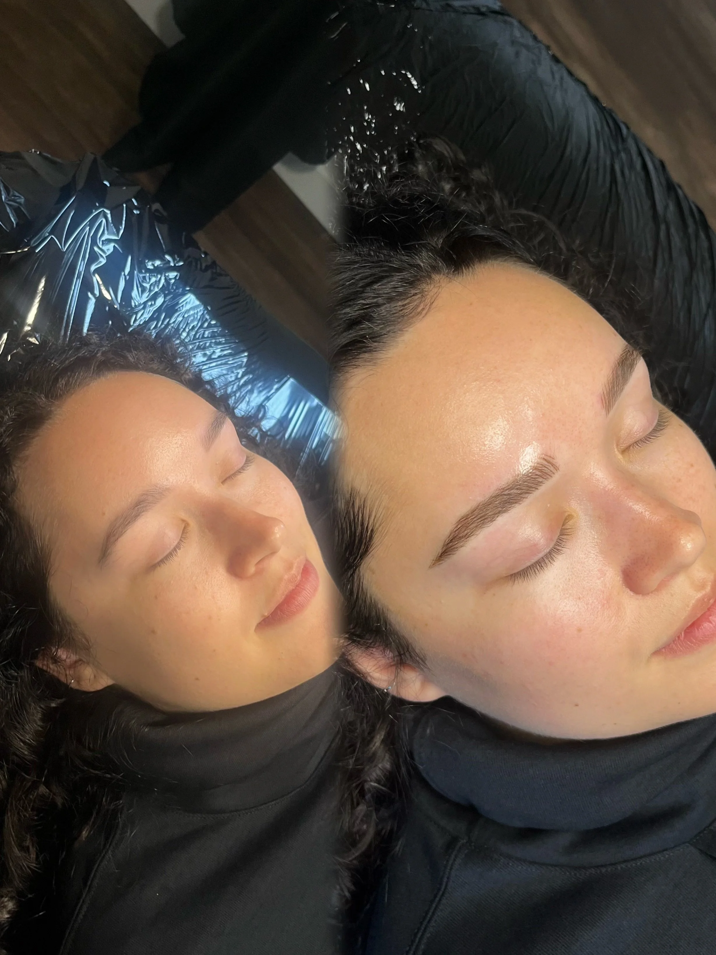 Nano brows in Kirkland by Beauclair Studio before and after