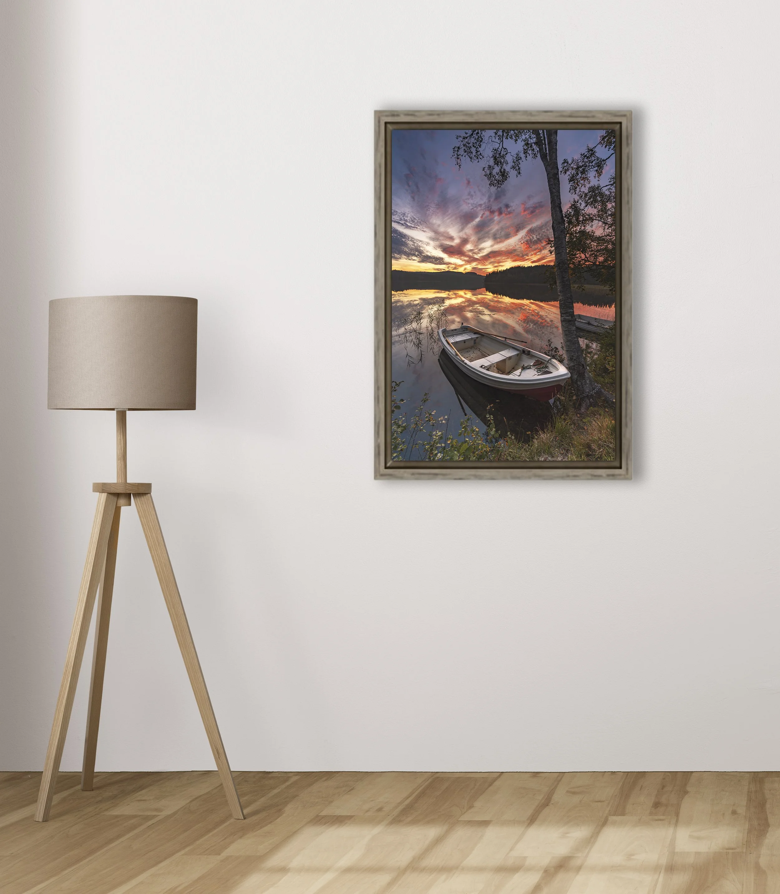 Förankrad i Stillhetens Ro (66x46 cm)