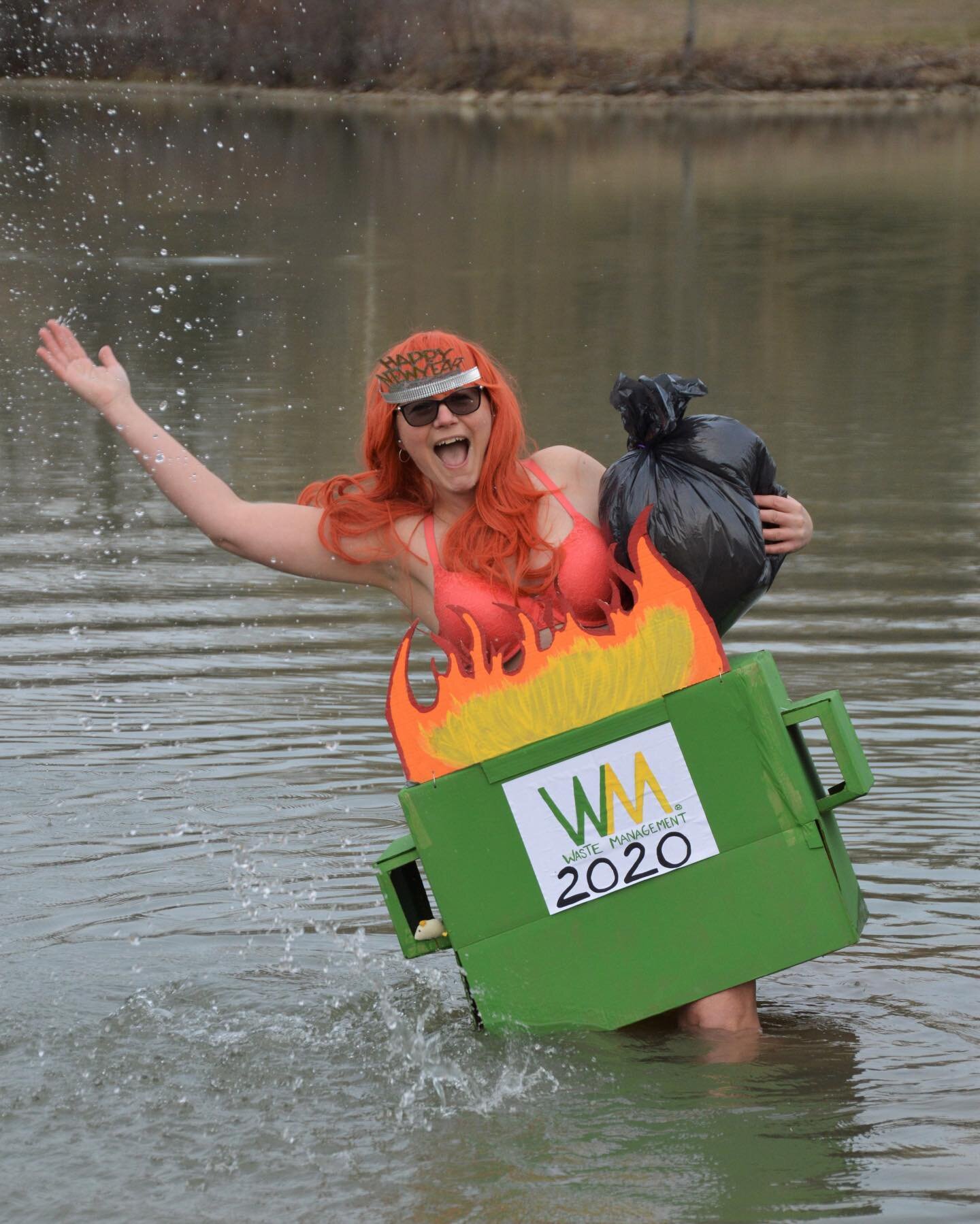 Congratulations to Tammy Fracking, &ldquo;Dumpster Fire 2020&rdquo; winner of the solo costume contest at the virtual Courage #PolarBearDip! Tammy has won an Acer Aspire 3 Laptop provided by Shoppers Drug Mart- Dundas and Third Line, Oakville. 💻 Con