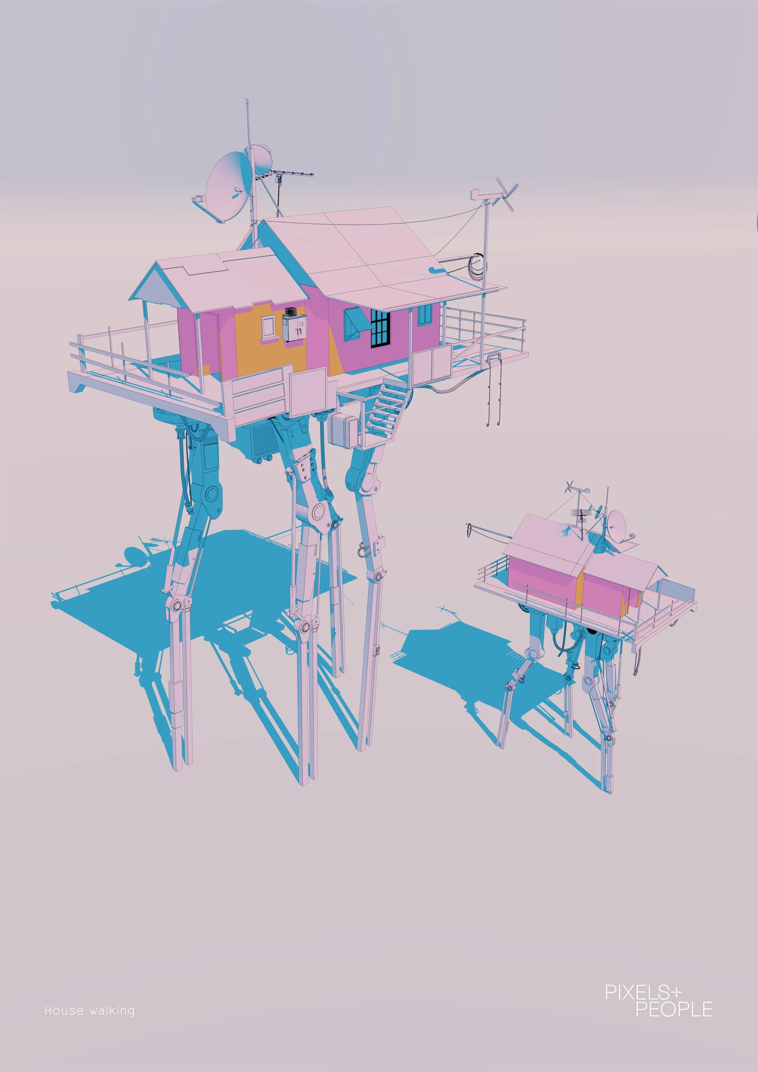 A2_WALKING HOUSE_PINK_BG.jpeg