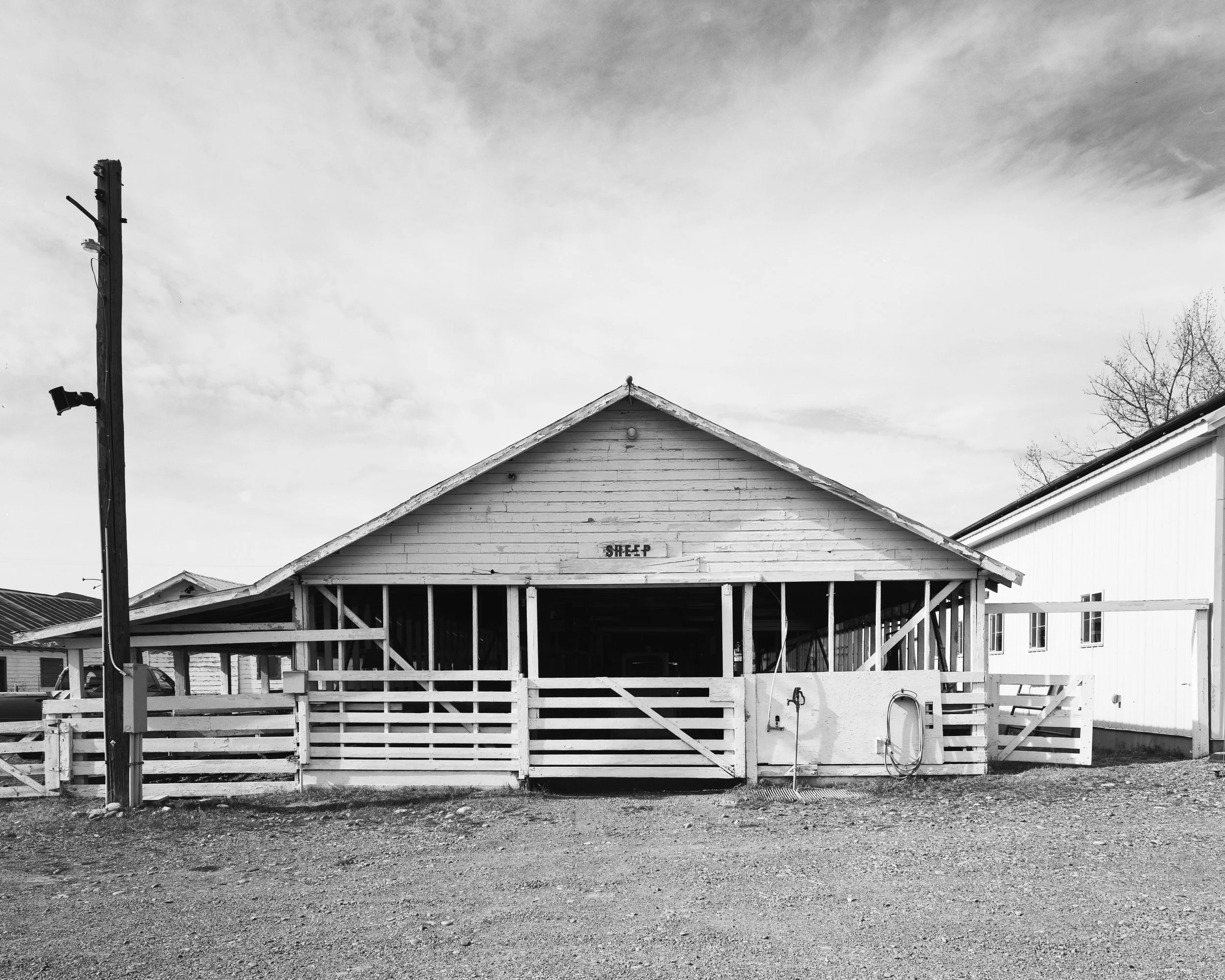 Sheep Barn, County Fairgrounds, Livingston, Montana