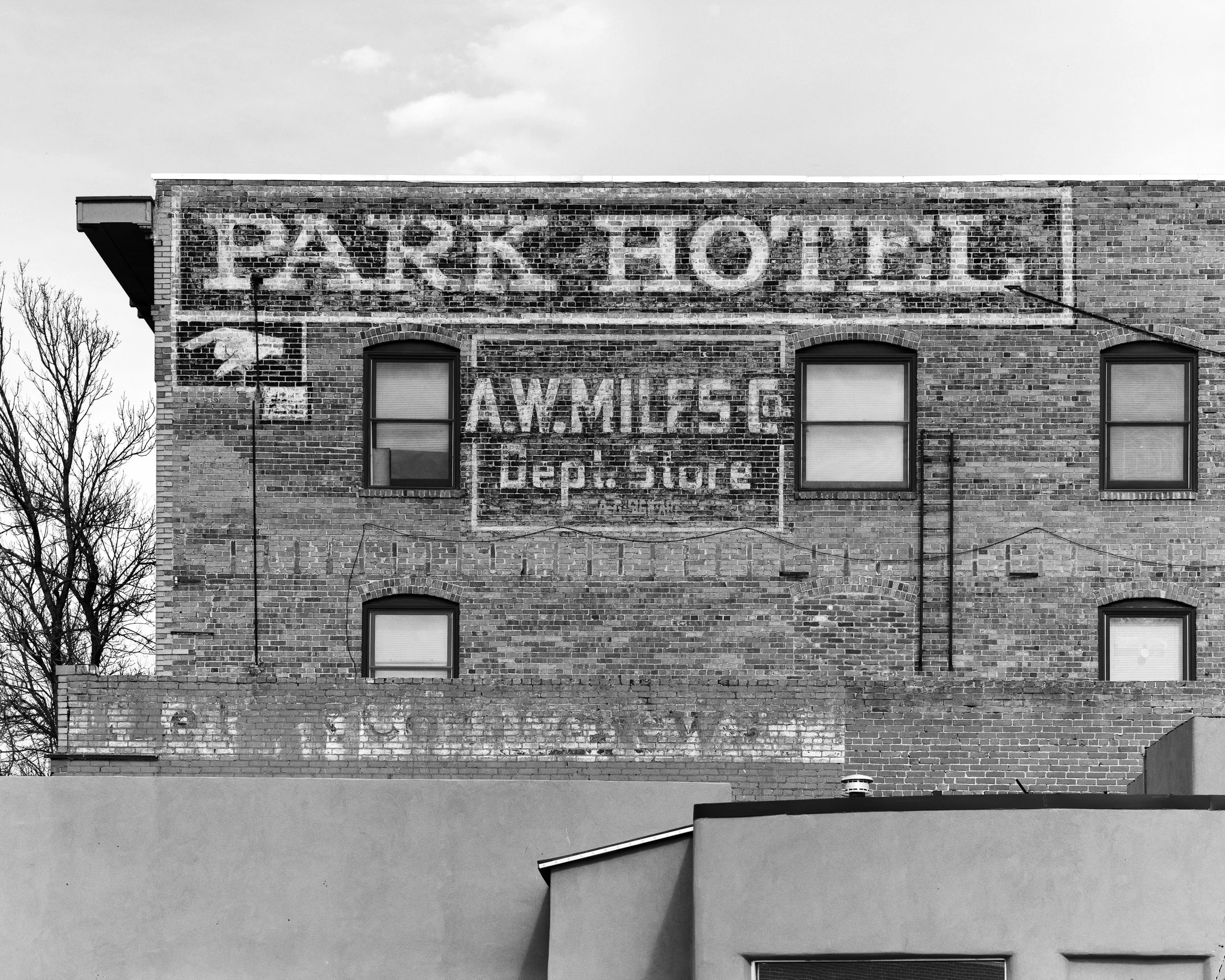 Old Park Hotel Signage, Livingston, Montana