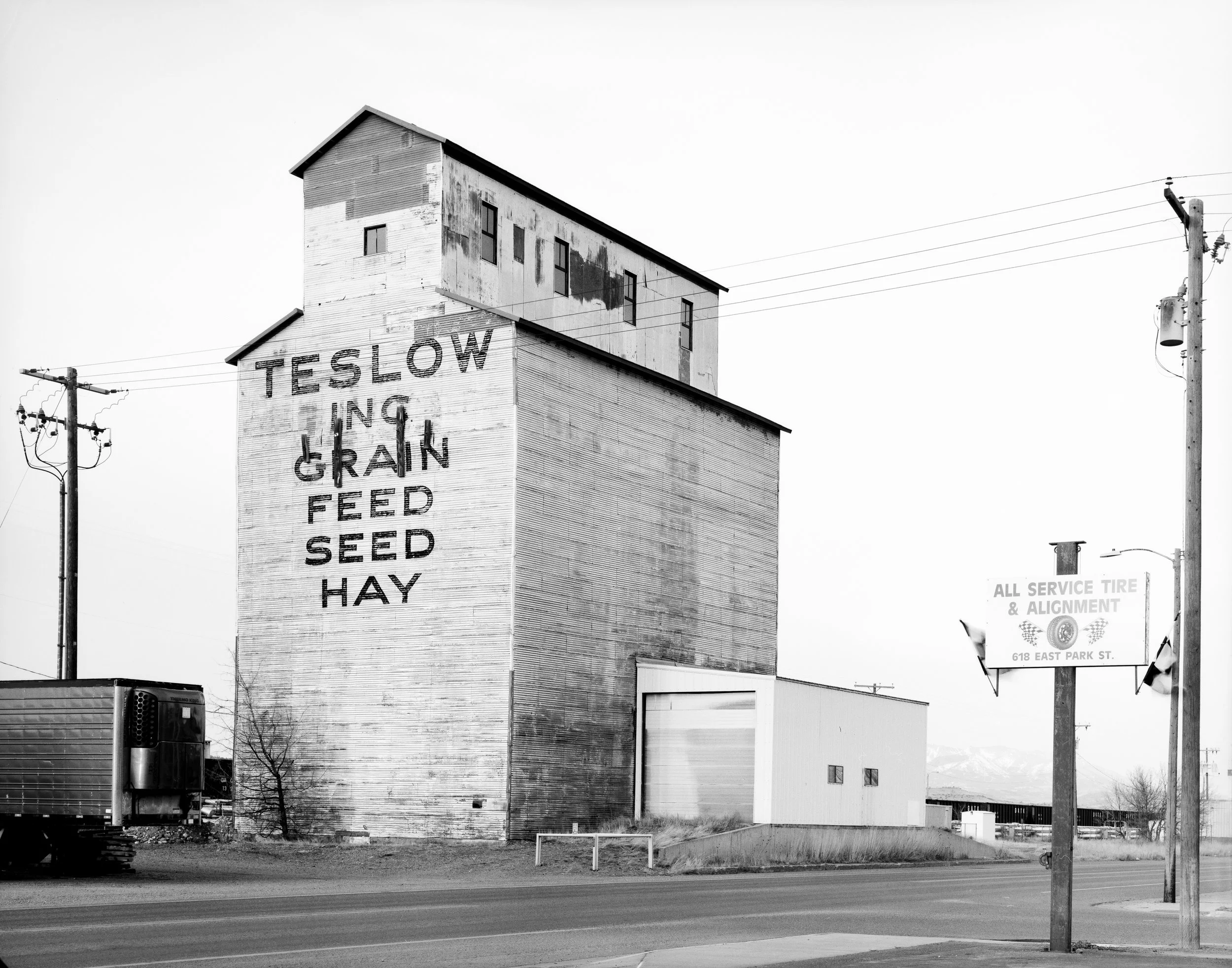 Teslow Grain Elevator, Livingston, Montana