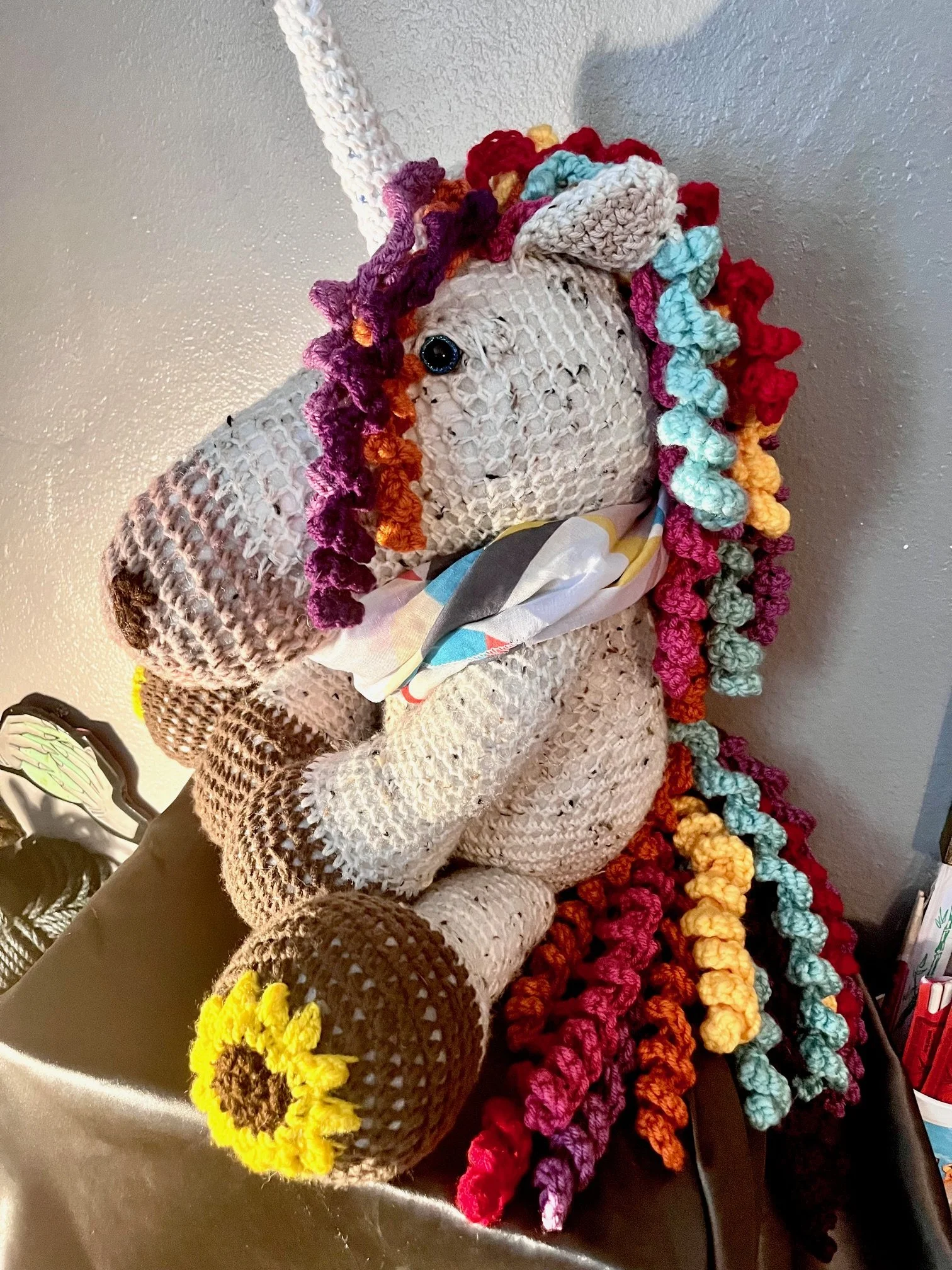 Dappled White Unicorn