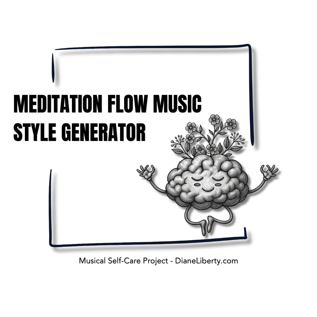 MEDITATION FLOW MUSIC STYLE GENERATOR: Create Calming AI Soundscapes for Self-Care