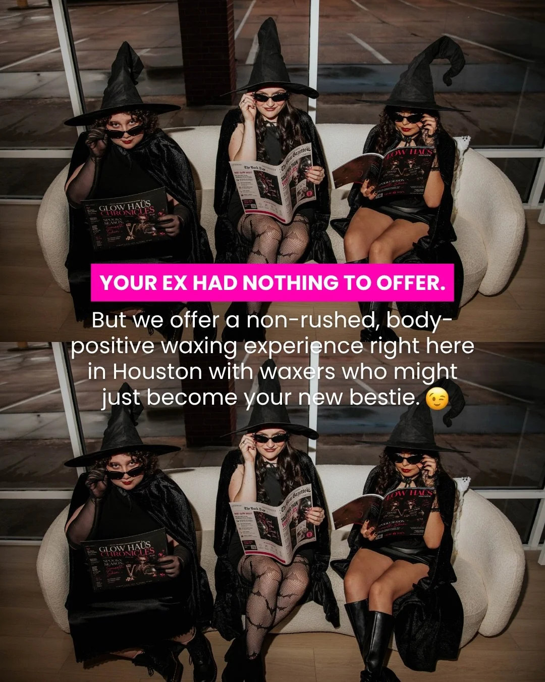 Okay but seriously&hellip; Glow Haus was built for a very specific kind of girl. 🖤

The girl who&rsquo;s wanted to try waxing forever but keeps putting it off because the thought of being that vulnerable with a stranger makes her nervous.

The girl 