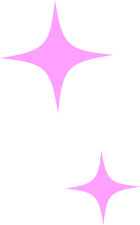 Two purple star-shaped objects with a black background.