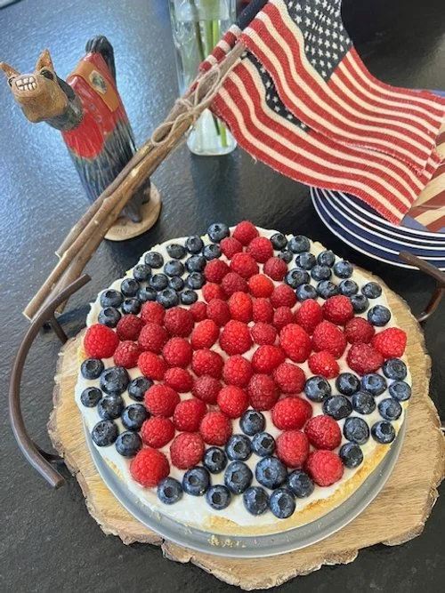 Lemon Berry No Bake Cheesecake