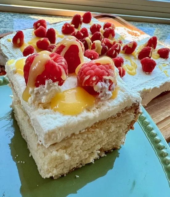 Passion Fruit Berry Whipped Cream Cake