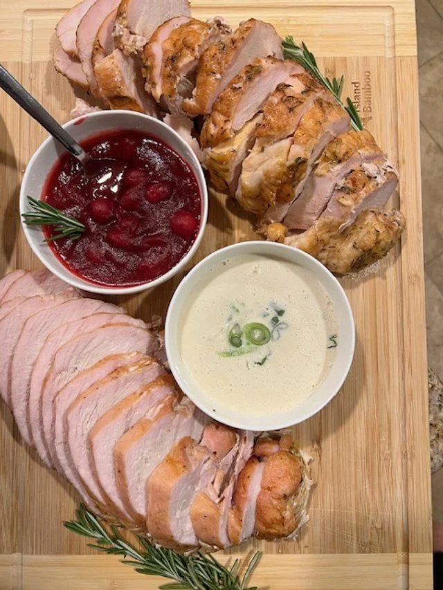 Thanksgiving Turkey Cognac Cream Sauce