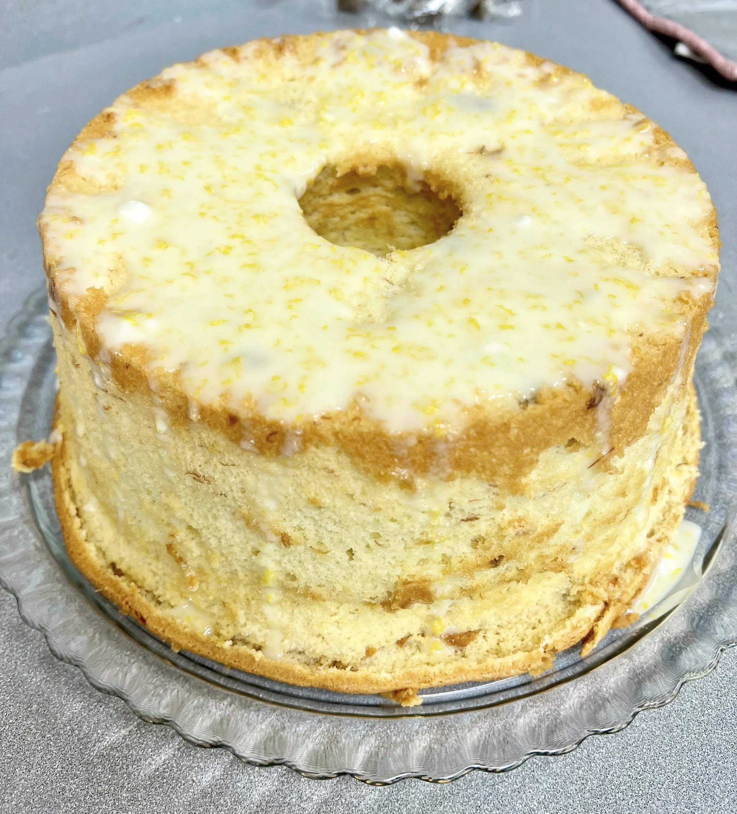 Banana Amaretto Chiffon Cake