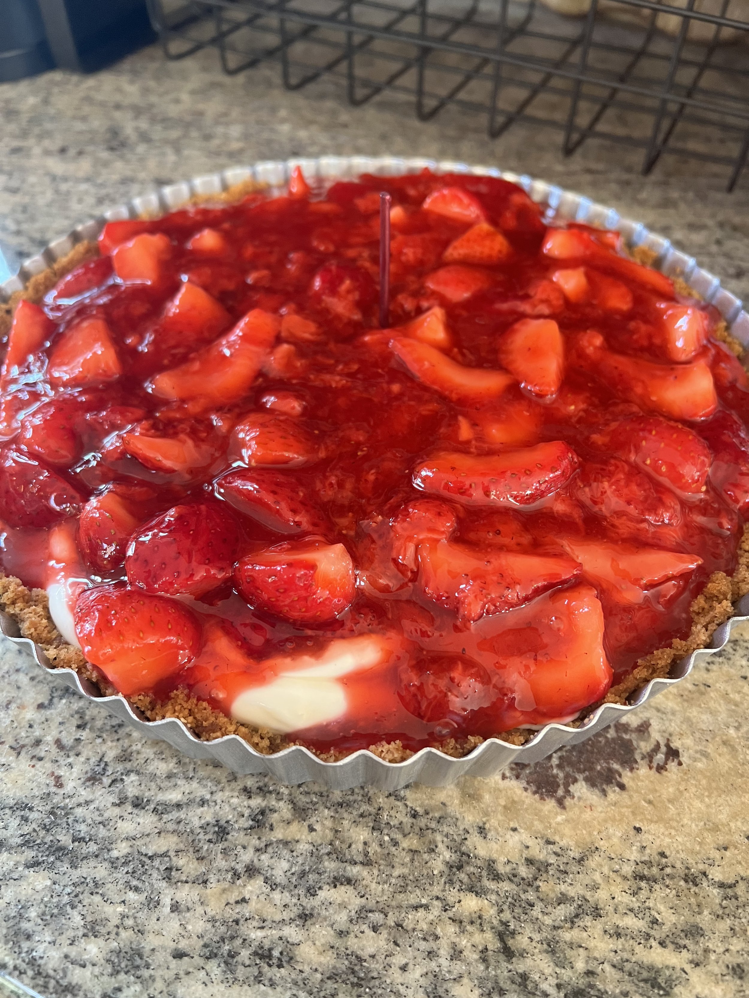 Strawberry Cheesecake Pie