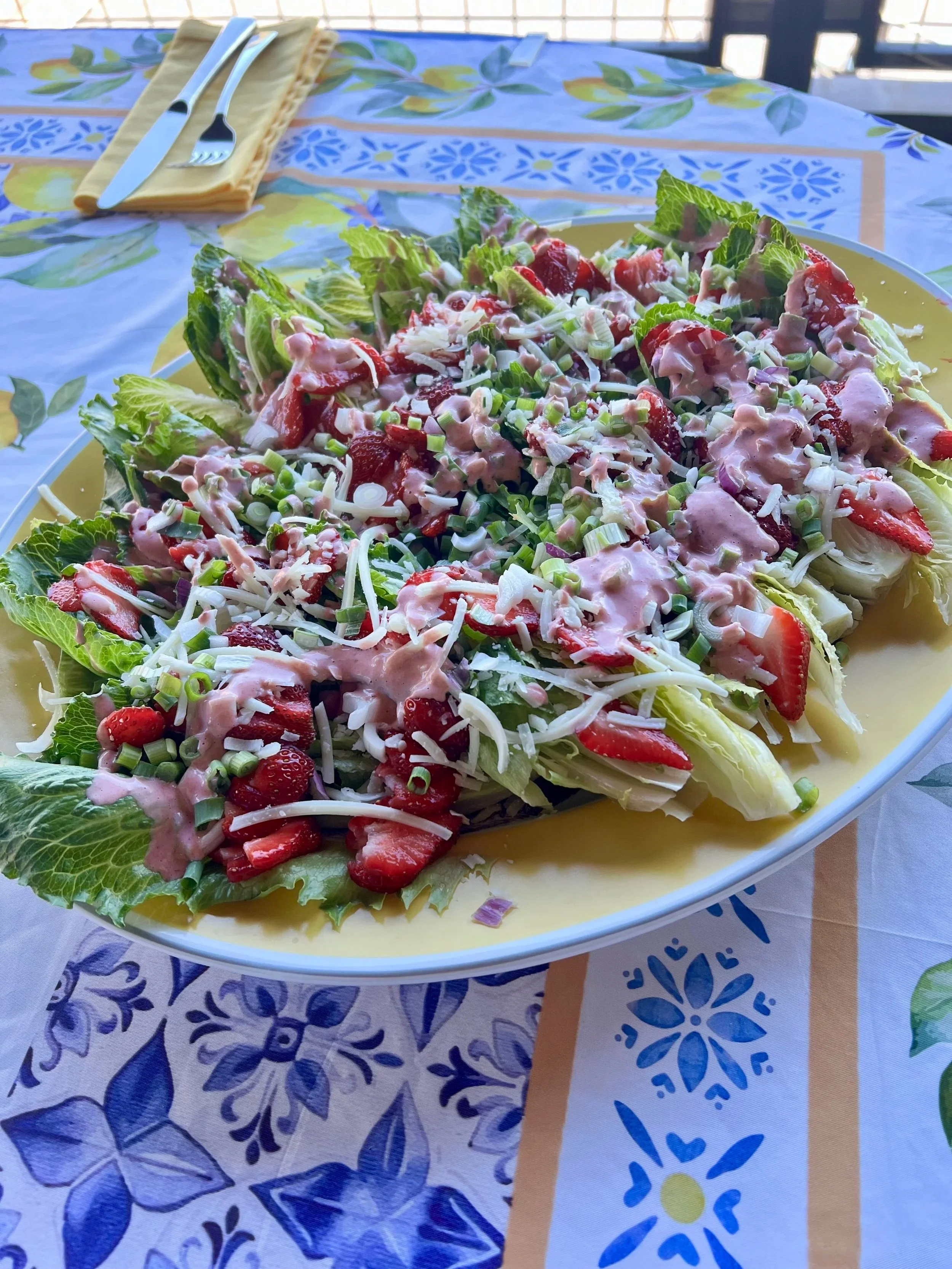 Strawberry Caesar Salad