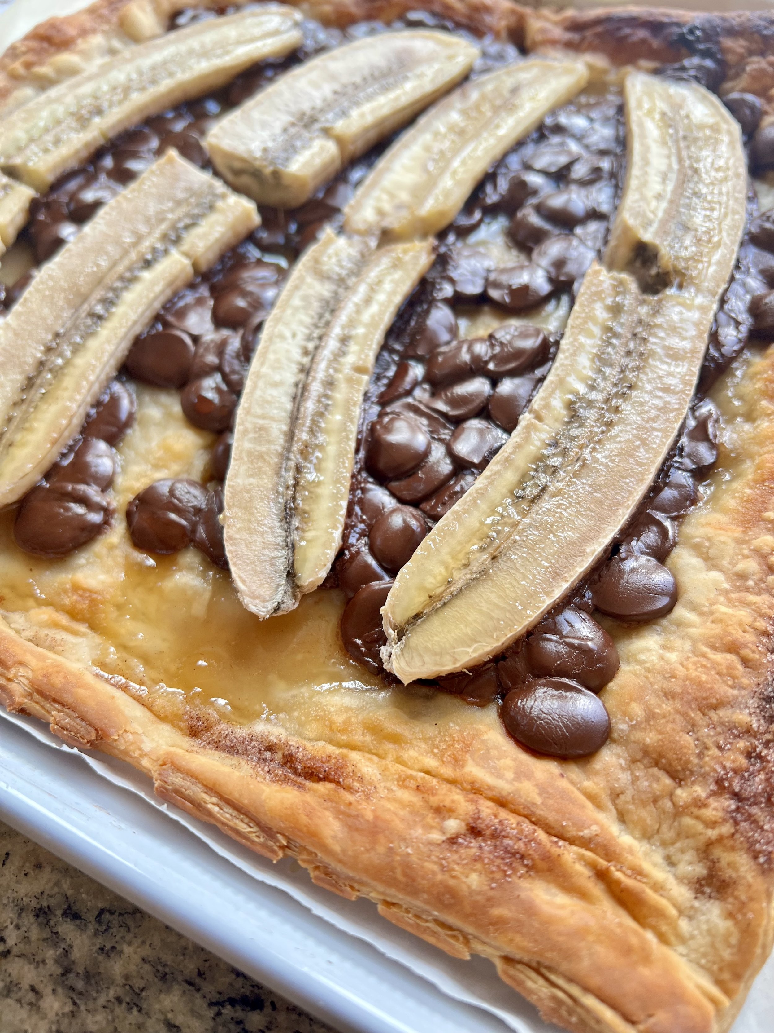Chocolate Banana Tart