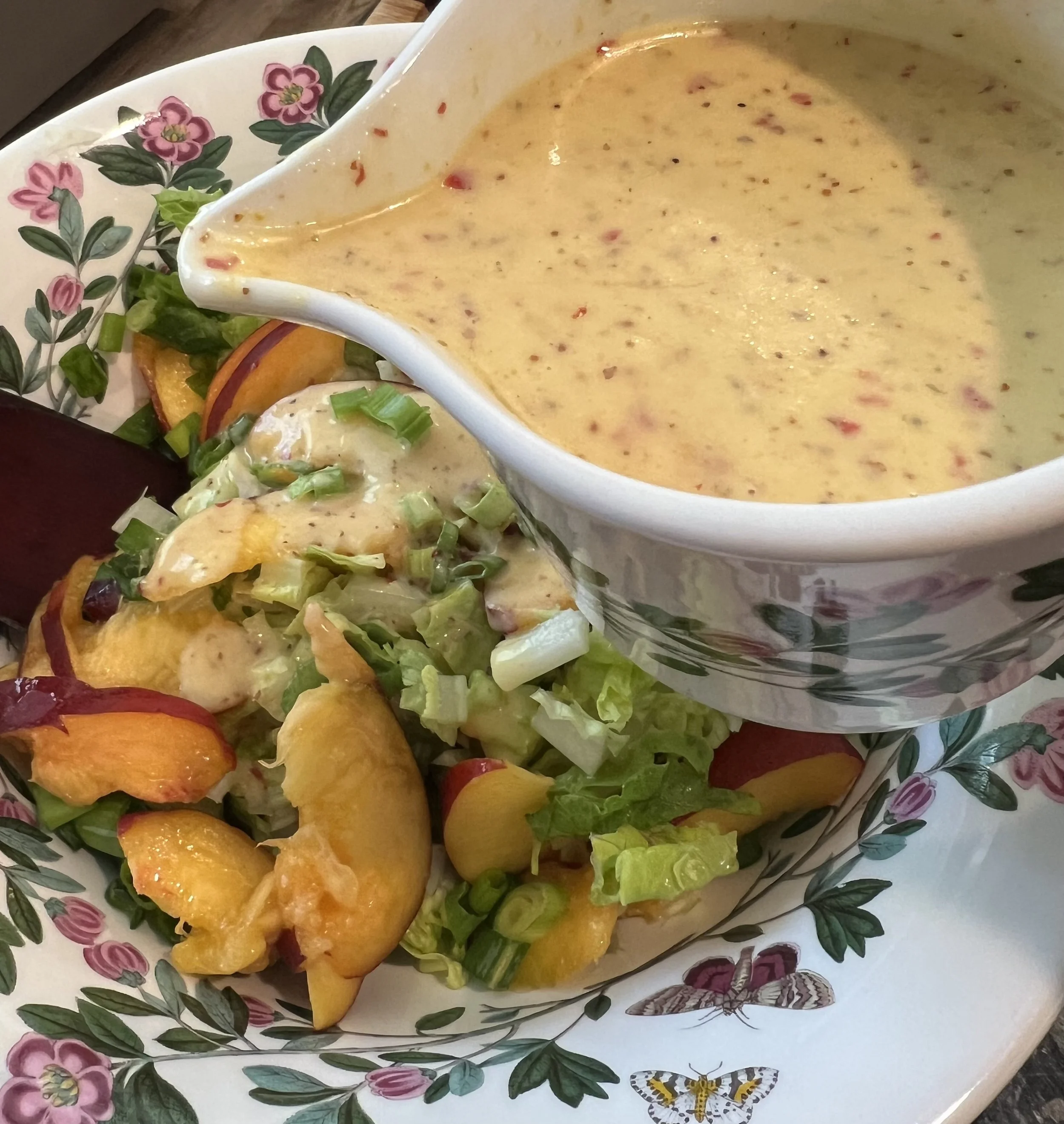 Peach Champagne Vinaigrette