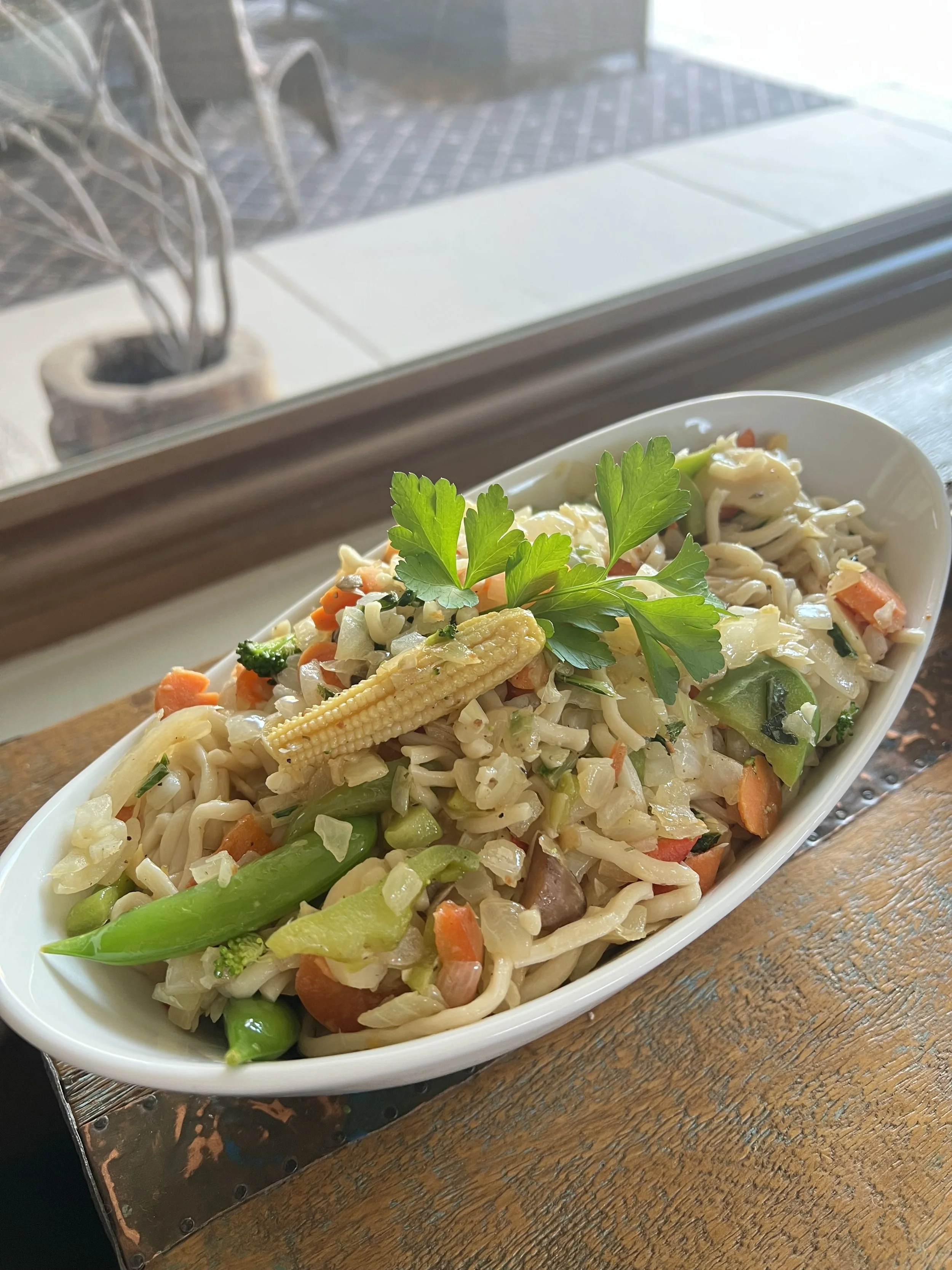 Thai Noodles with Asian Veggie Stir Fry