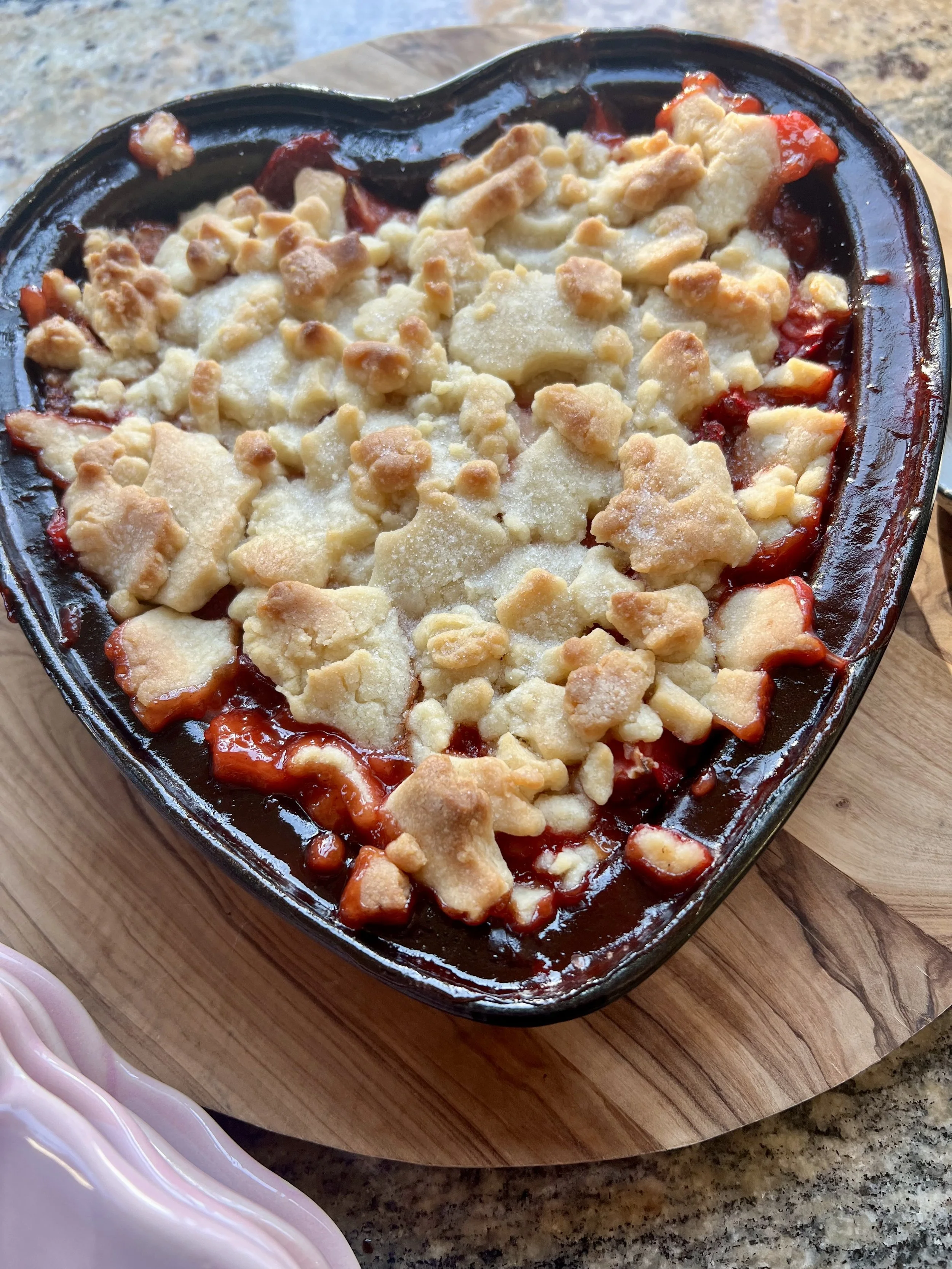 Upside-Down Strawberry Pie