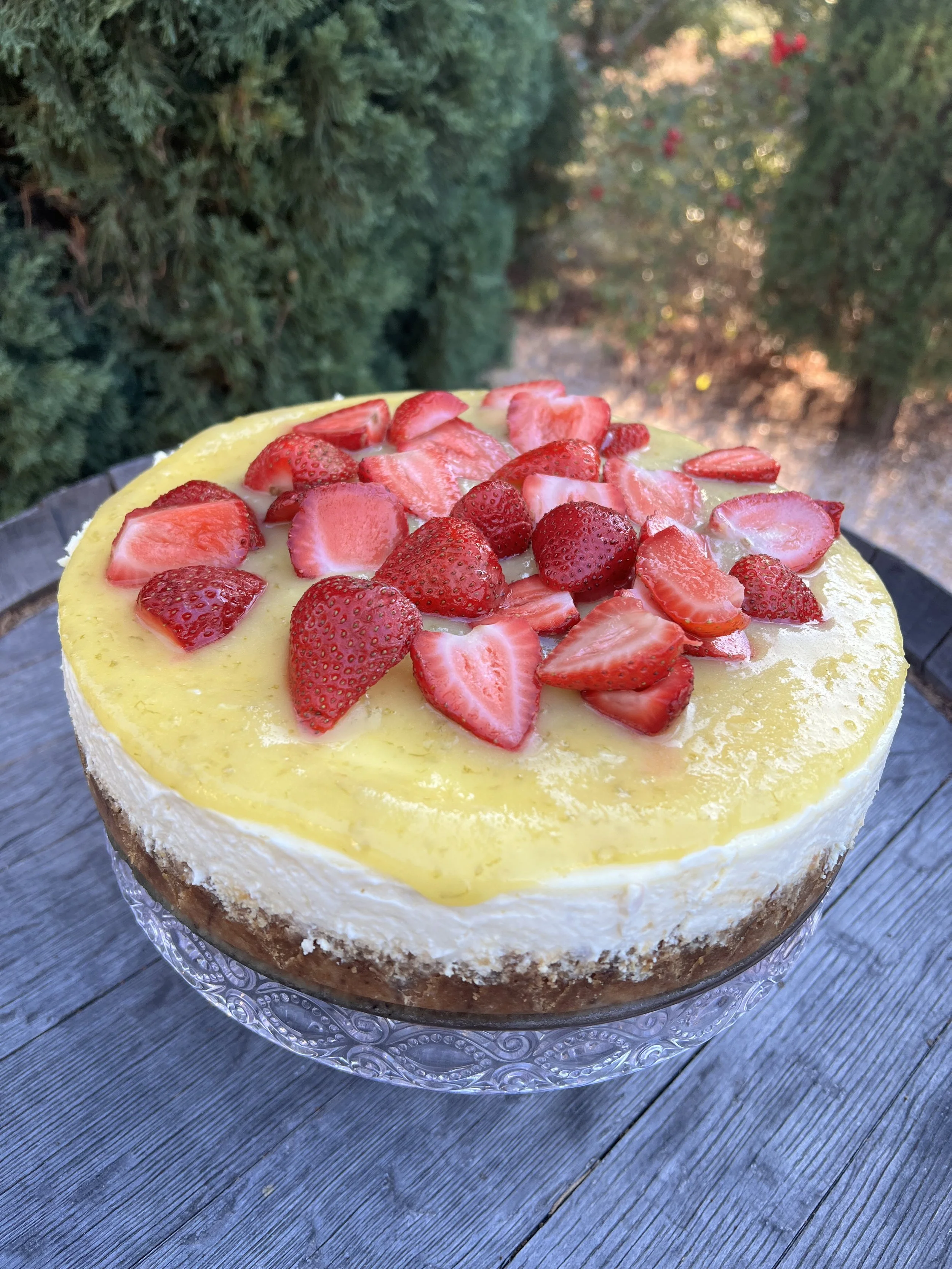 Strawberry Margarita Cheesecake
