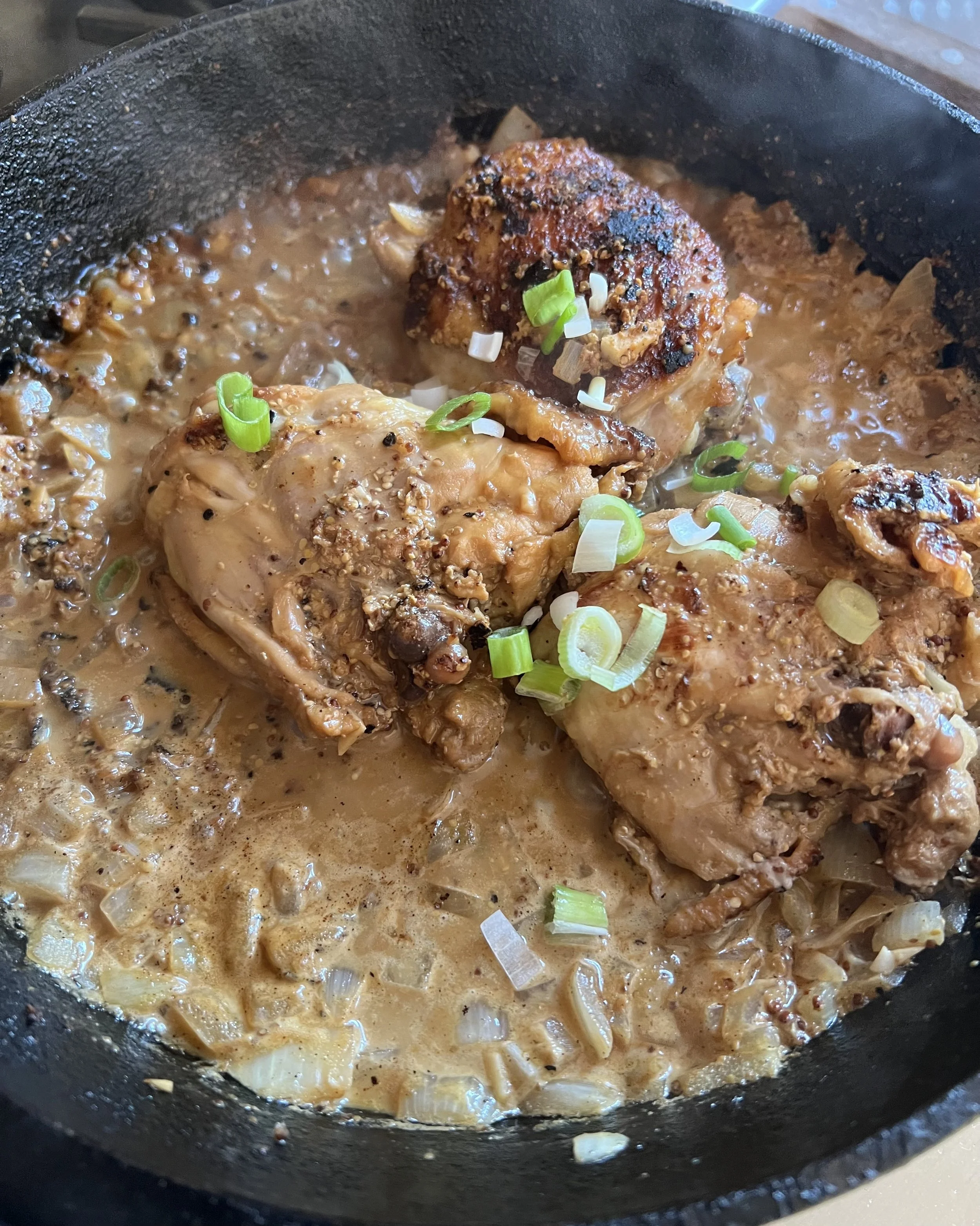 Chicken with Mustard Sauce