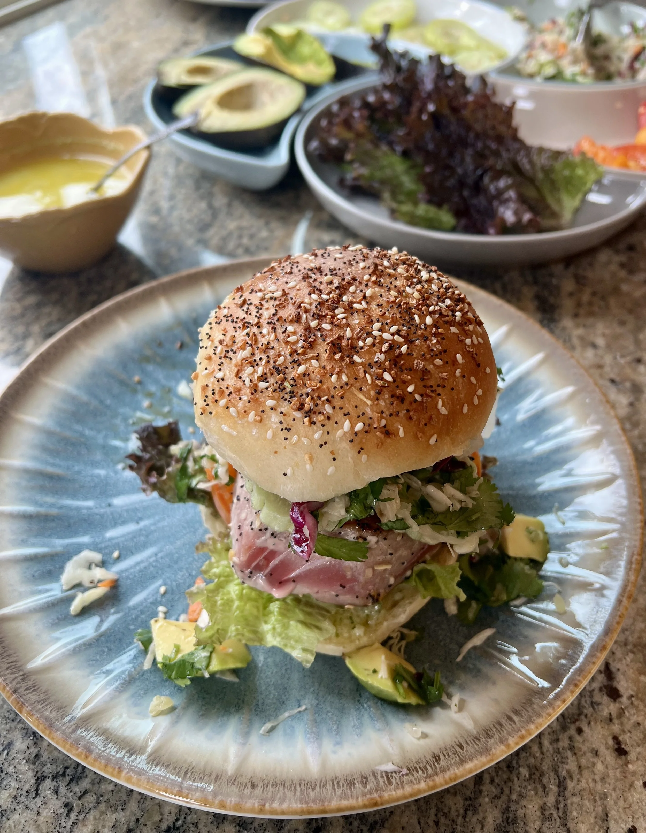Ahi Tuna Burgers