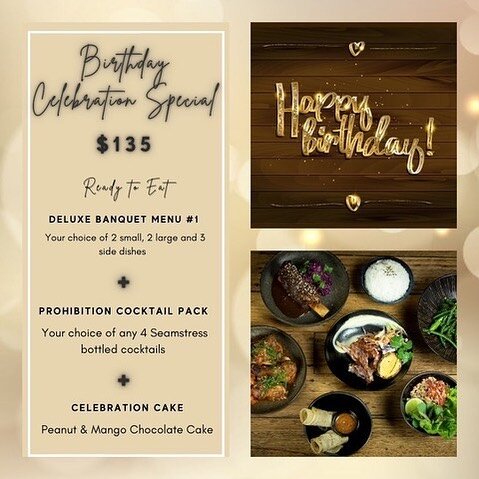 Having a birthday in lockdown? Many special occasions are marked with meals at favourite restaurants. That&rsquo;s obviously out of the question right now but we've got just what you'll need to have a fun birthday at home with our Birthday Celebratio