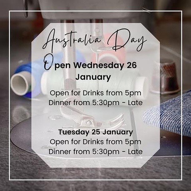 We&rsquo;ve found your happy place - and it&rsquo;s right here! Join us for dinner and a few drinks this Australia Day.

Walk in&rsquo;s welcome!
.
.
.
#australiaday2022 #melbournefoodie #melbourneeats #melbournebarscene