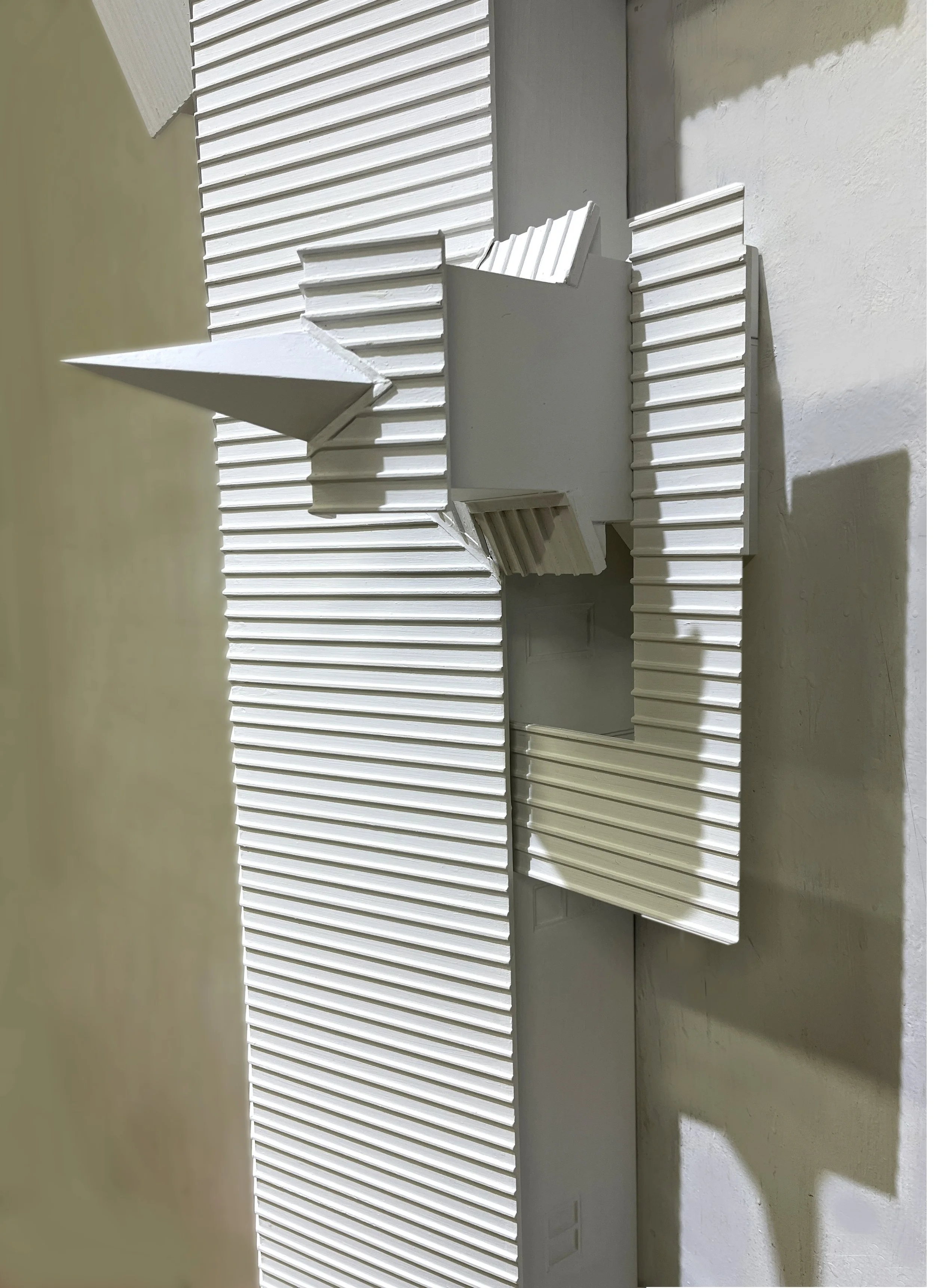 128 Co Rd 503, Abilene, TX 2025 Mixed media. 51" x 26" x 15.5" (scale 1:24)  32.51903, -99.63276 