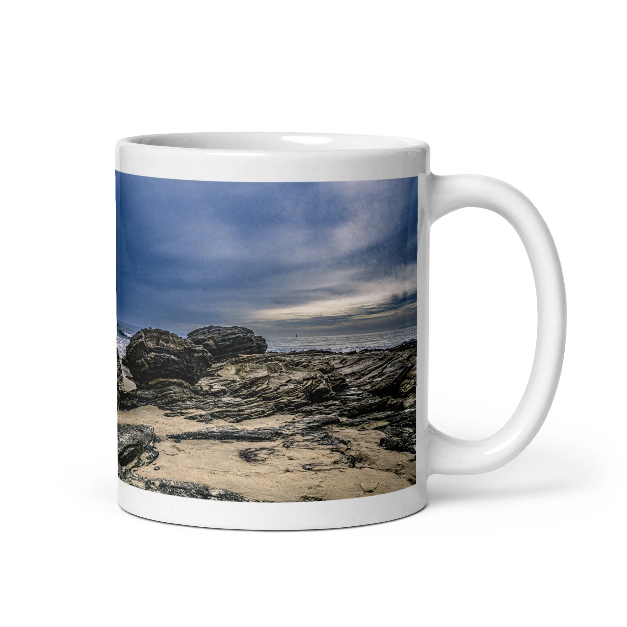 Crystal Cove 001 | White glossy mug