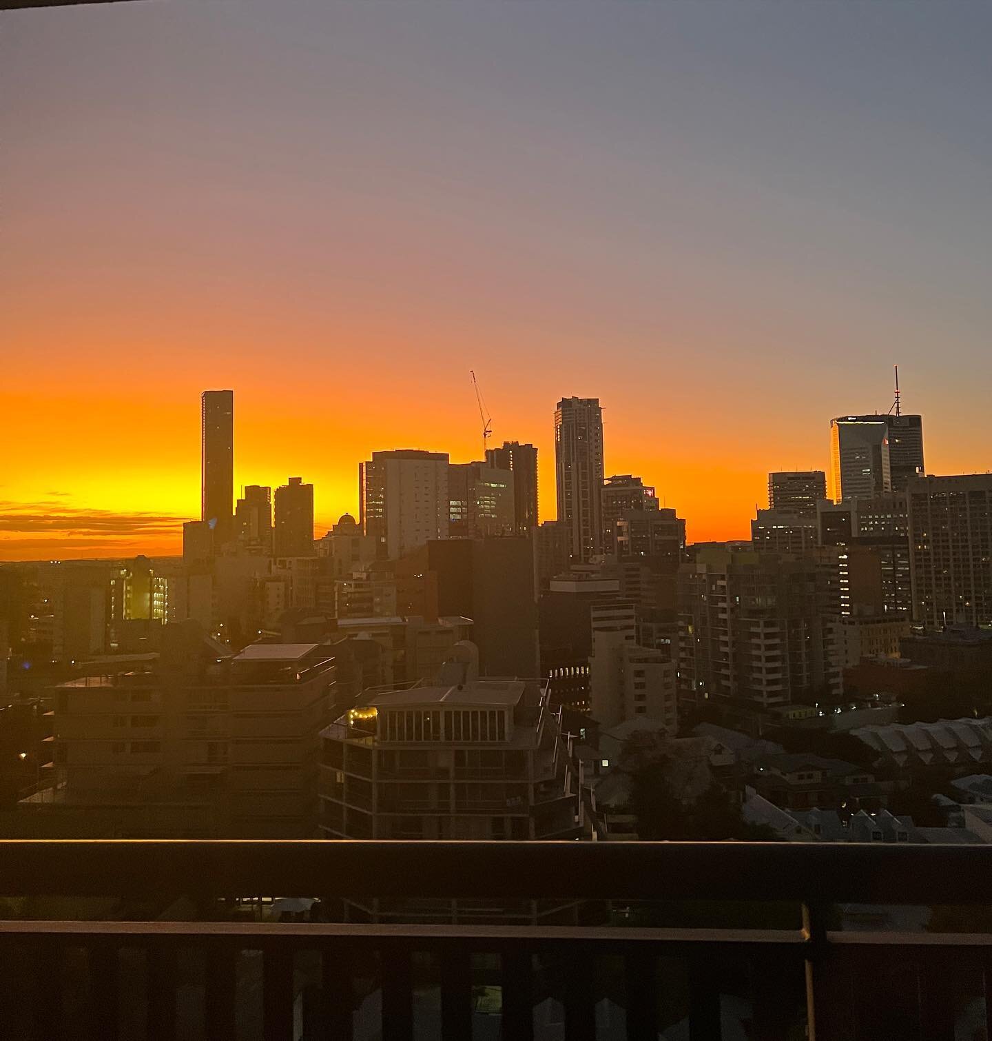 I love to watch the sunrise.  I am in Queensland for a few days and today I set my alarm to watch the sunrise over the city.  There is something magical about day break.  It is a reminder that even the longest, darkest night will end and the sun will