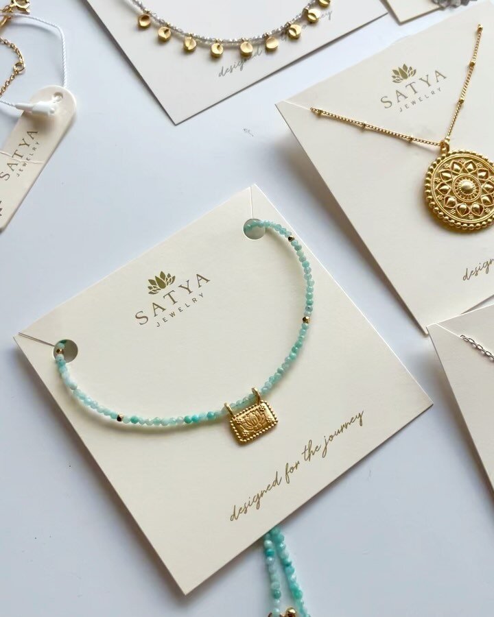 Jewelry with meaning- Satya jewelry is designed with the intention of benefitting those in need of inspiration, healing, and empowerment. 🤍

Crafted with sacred and meaningful symbols and healing gemstones. Spring is the time for renewal ✨Shop these