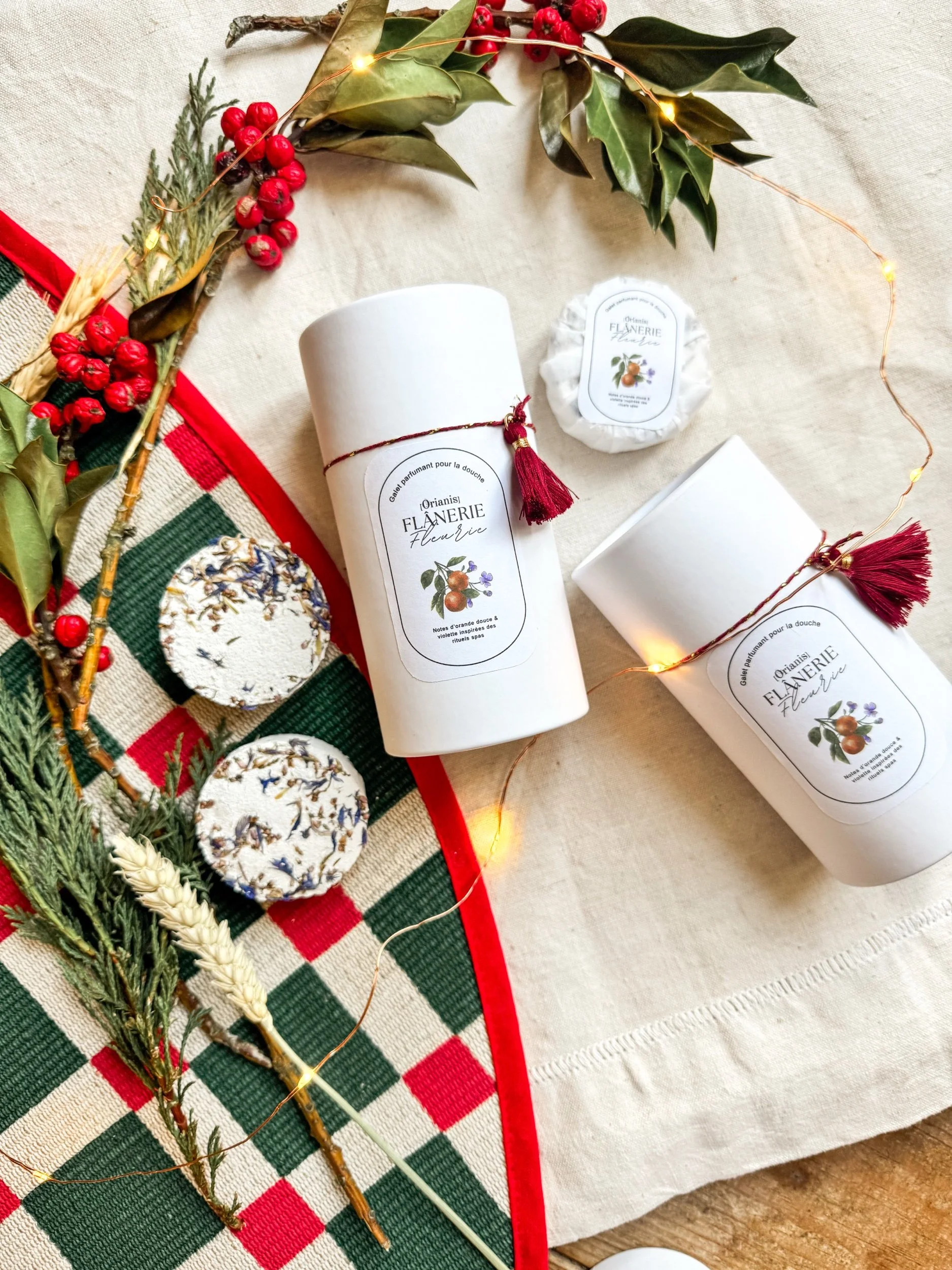 Coffret 3 Galets parfumants pour la douche [Flânerie fleurie]