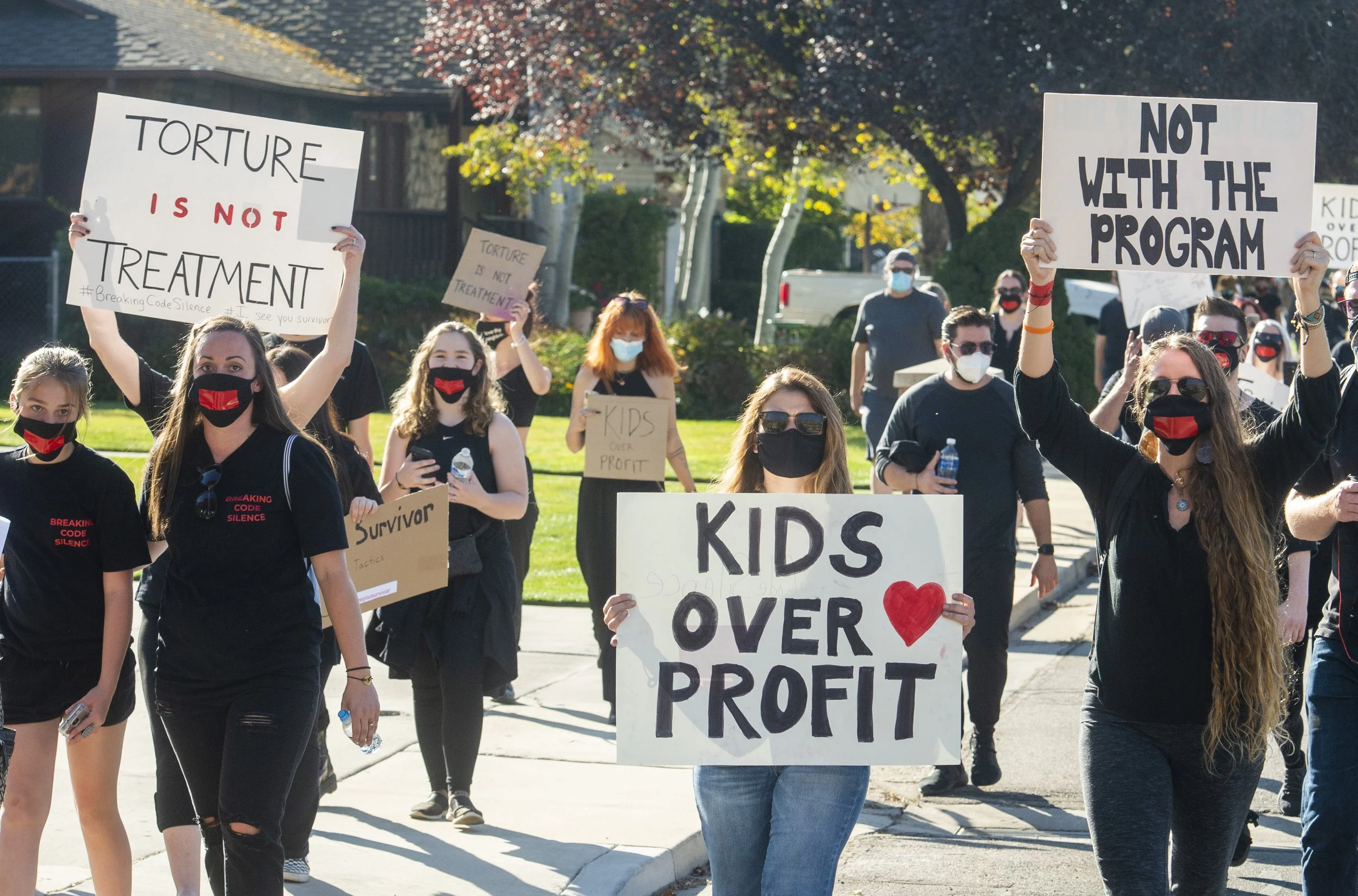 Survivors marching Provo, UT 2020
