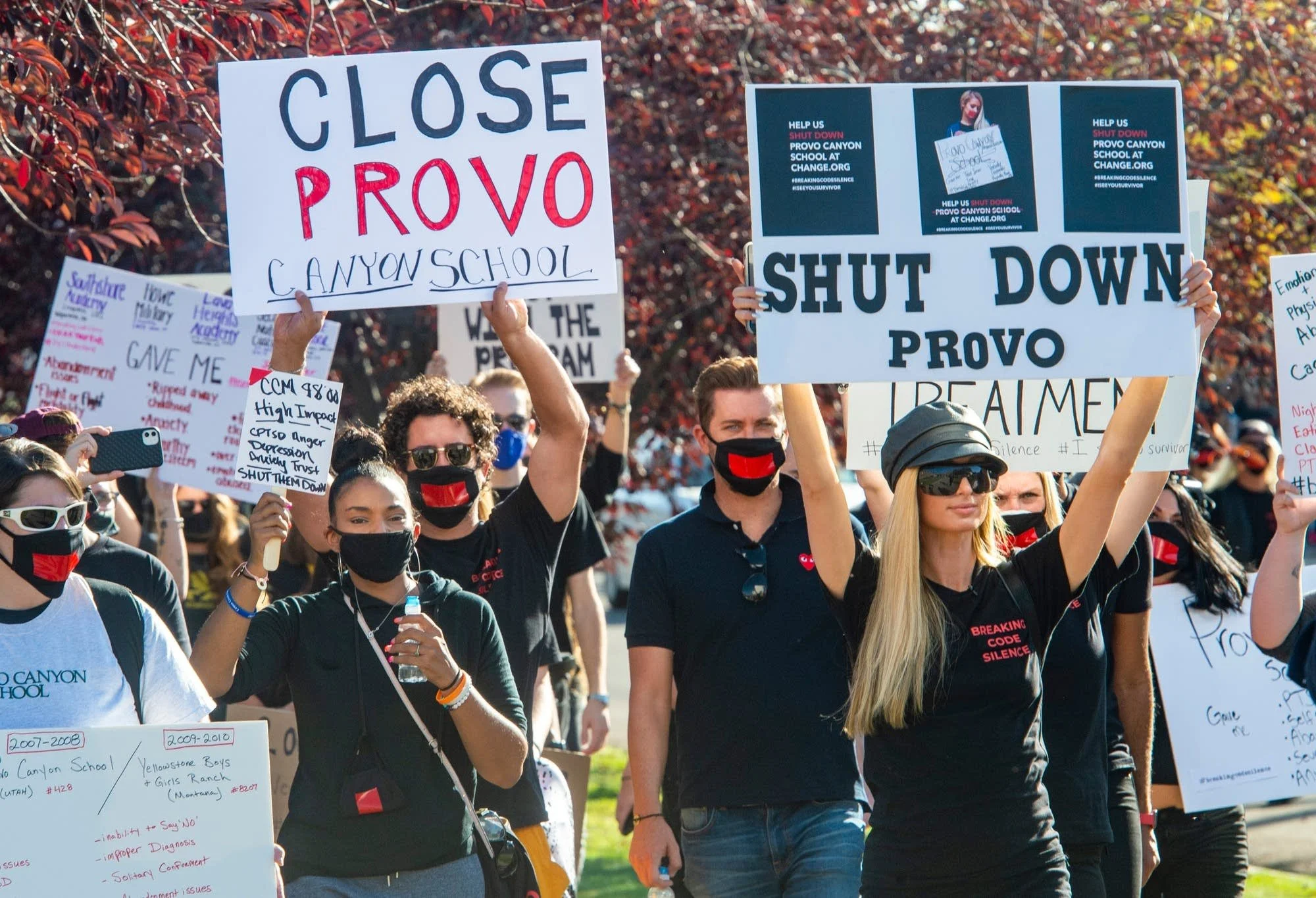 Survivors marching Provo, UT 2020