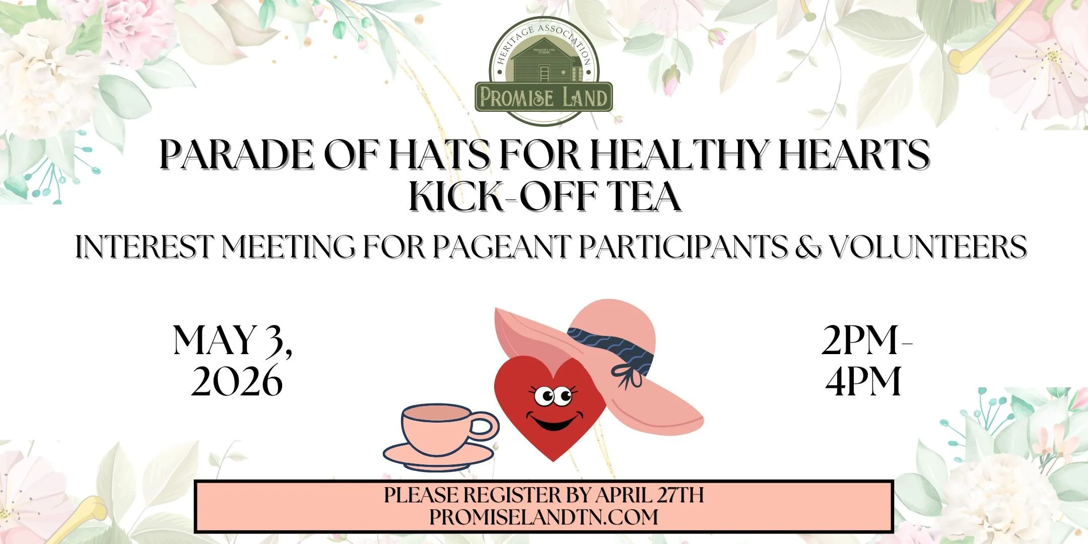 Parade of Hats Kickoff Tea