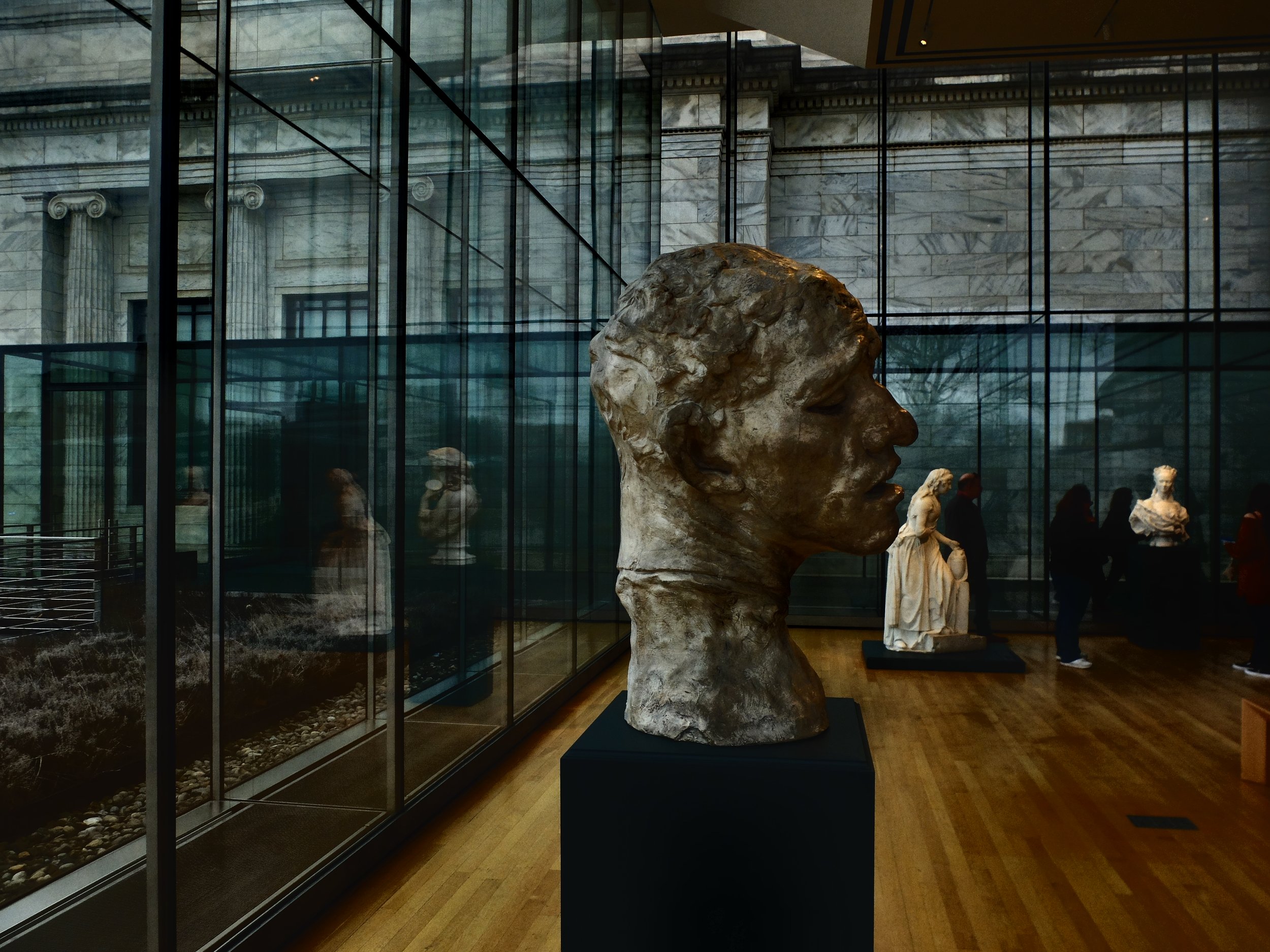 Alone 10"x14", printed on metal