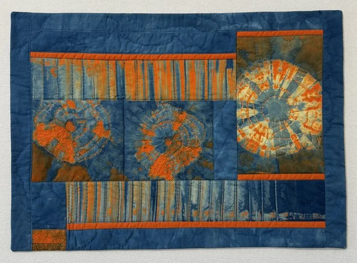 Felice Dahlhausen, New Worlds 40" x 25" fiber art $800