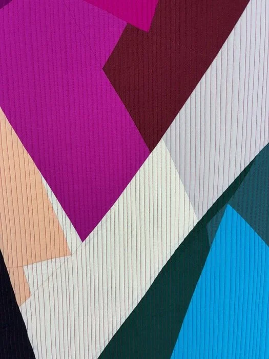 Mindy Brown, Calcium Carbonate Structures 4 (detail) 
82"x62" Cotton Fabric with bamboo and silk batting
$8500

