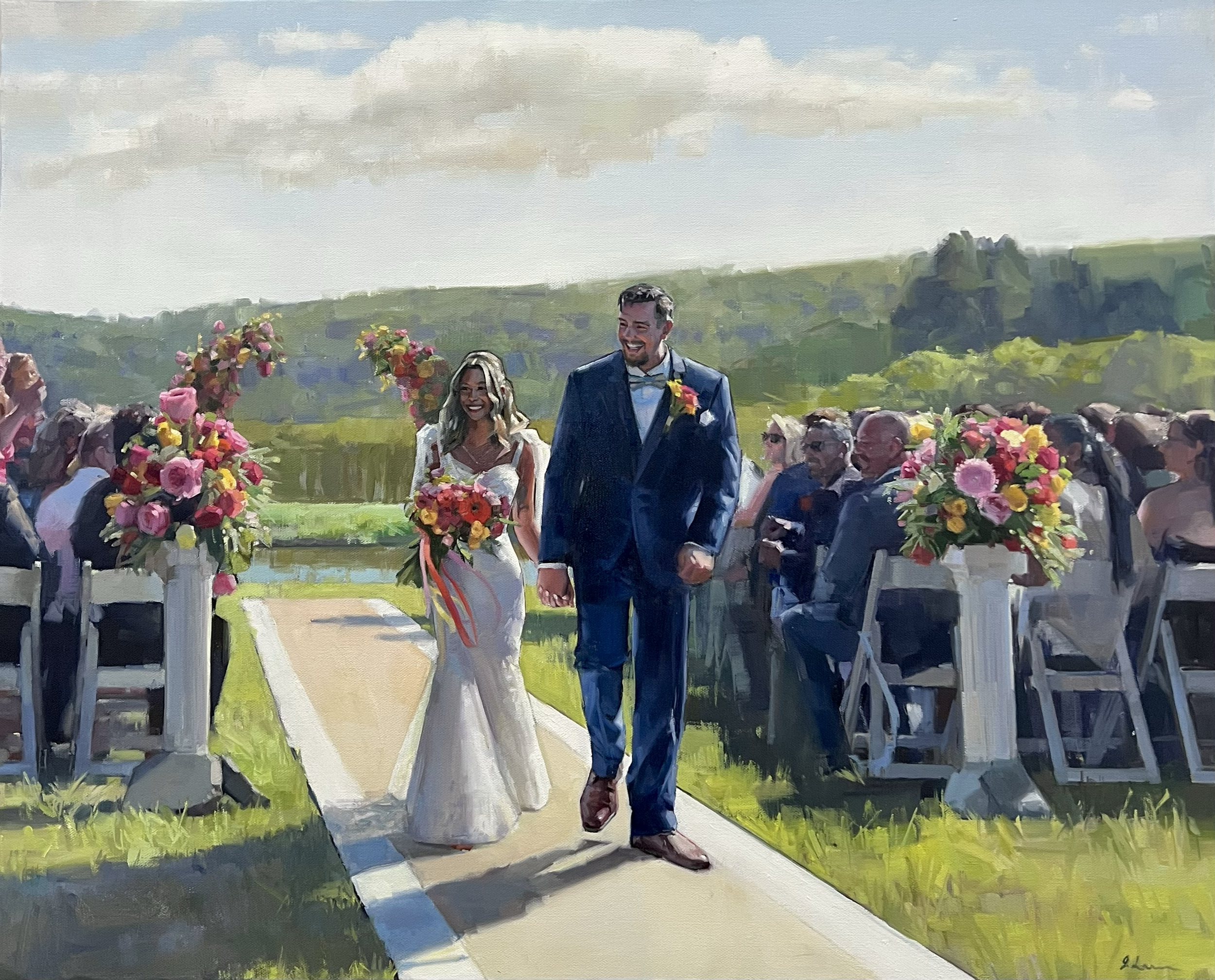 24" x 30" - Mountain Meadows - Long Eddy, NY