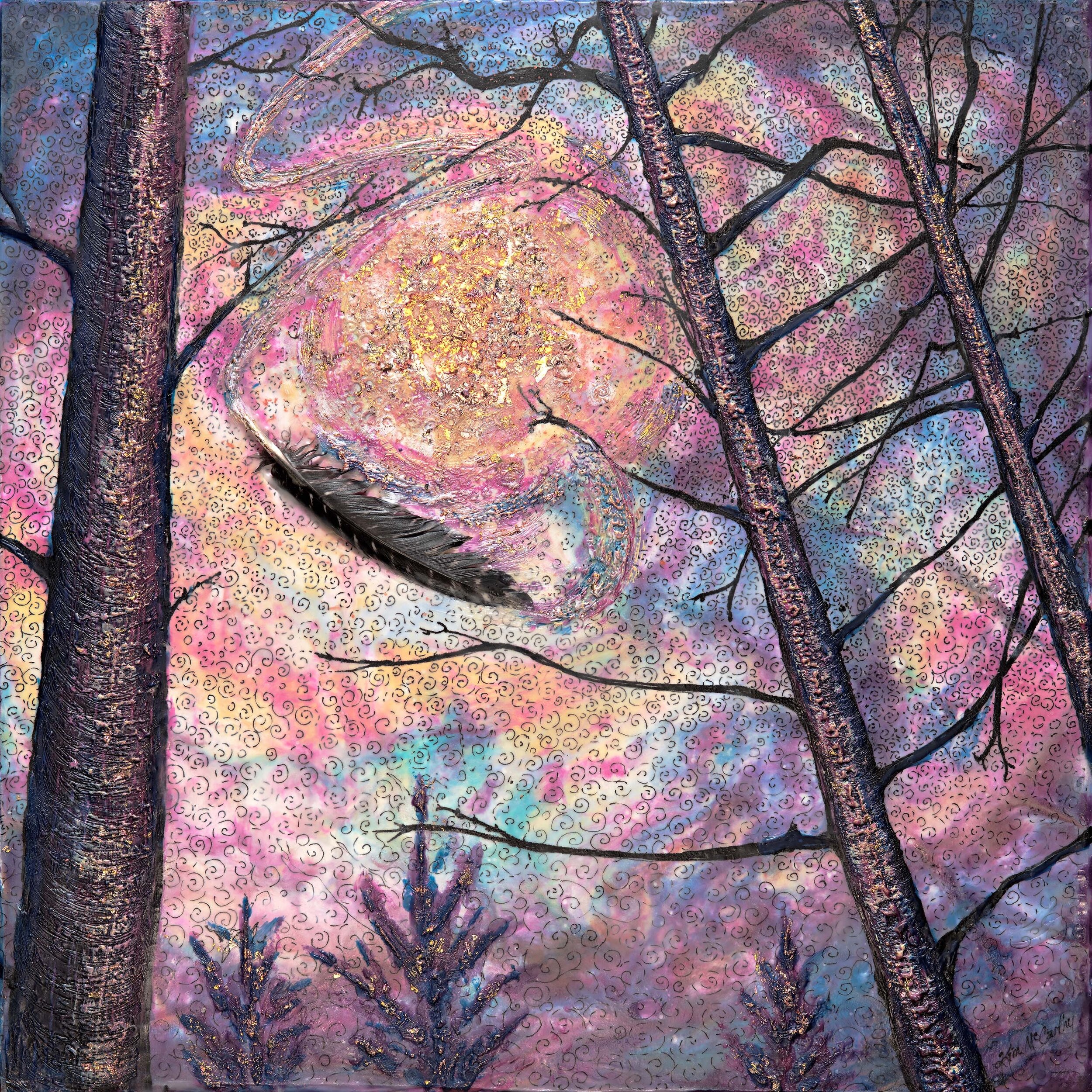 "Whispers In between"  18"x18"