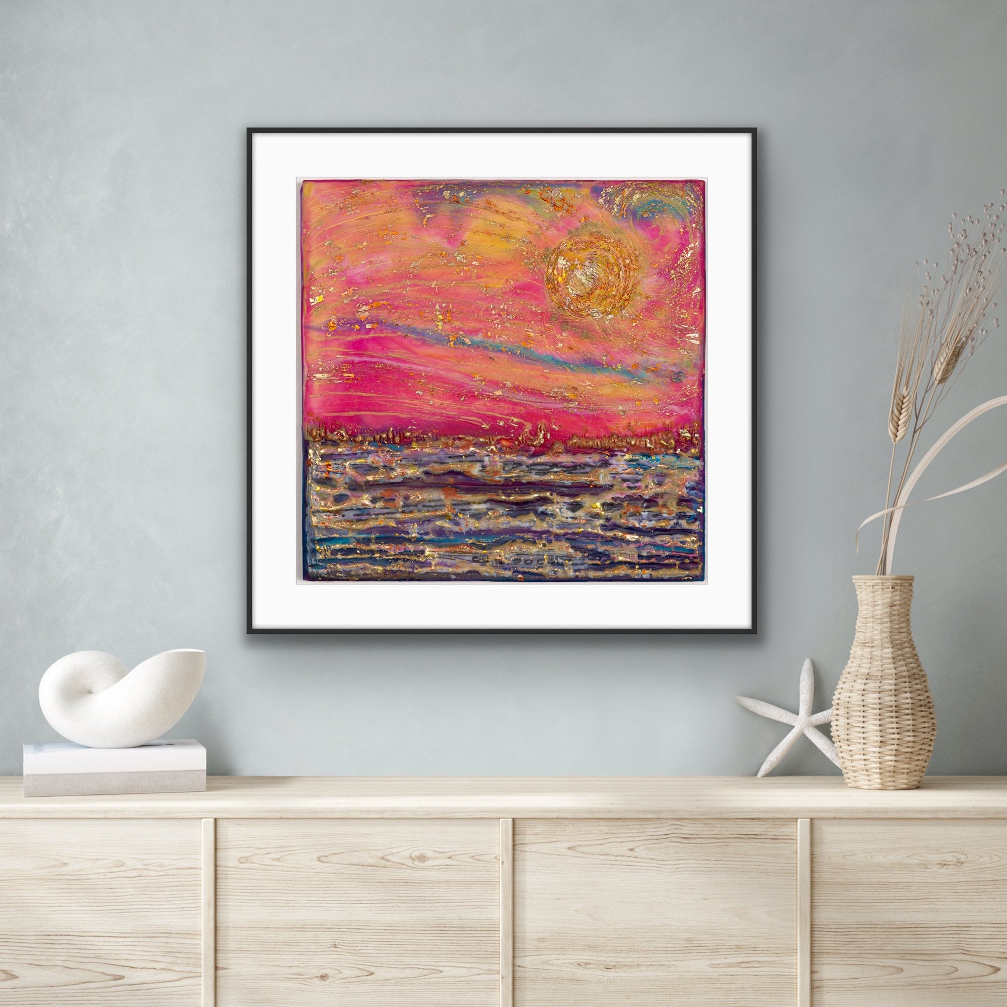 "Summer Blaze" Ltd. Edition Fine Art Print 18" x 18"