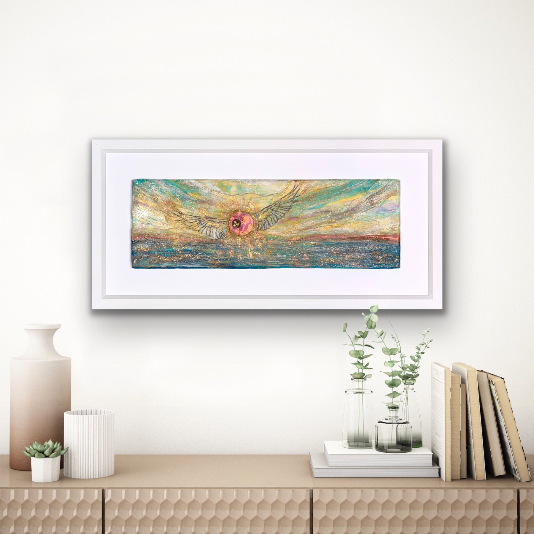 "Universal Flight"   11.25" X 23.5"