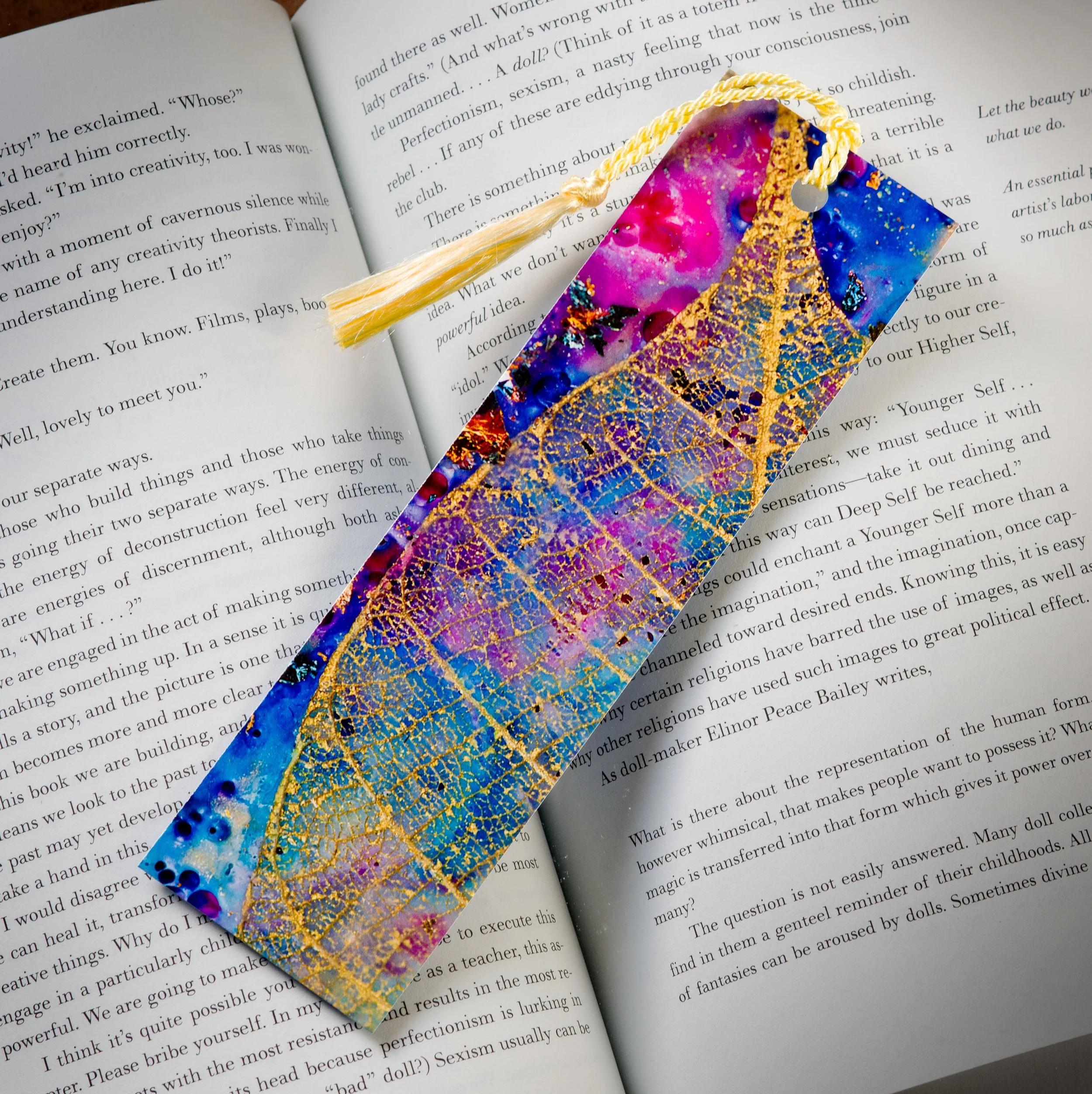 "Gold Leaf" Bookmark
