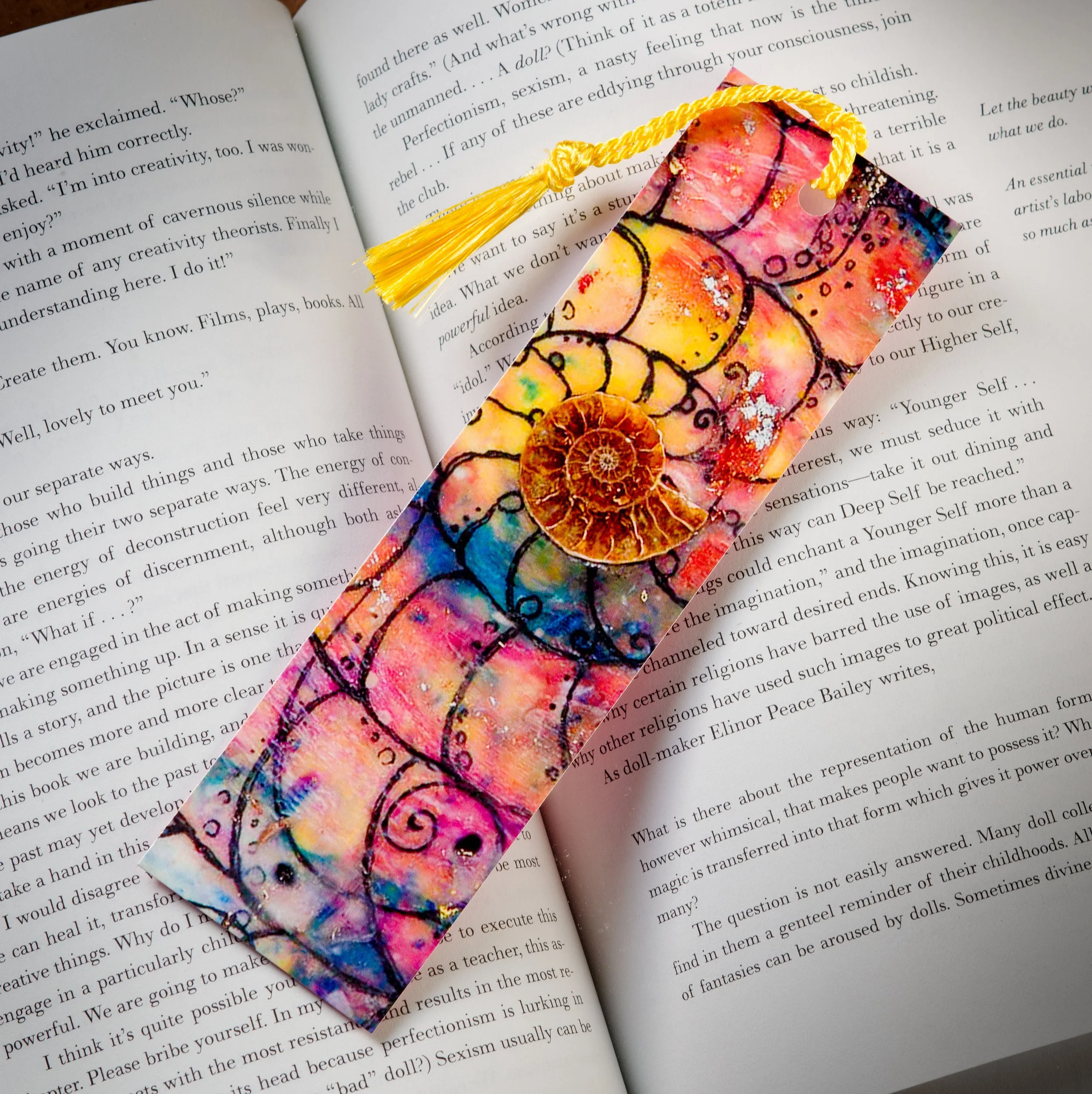 "Ancestral Ammonite" Bookmark