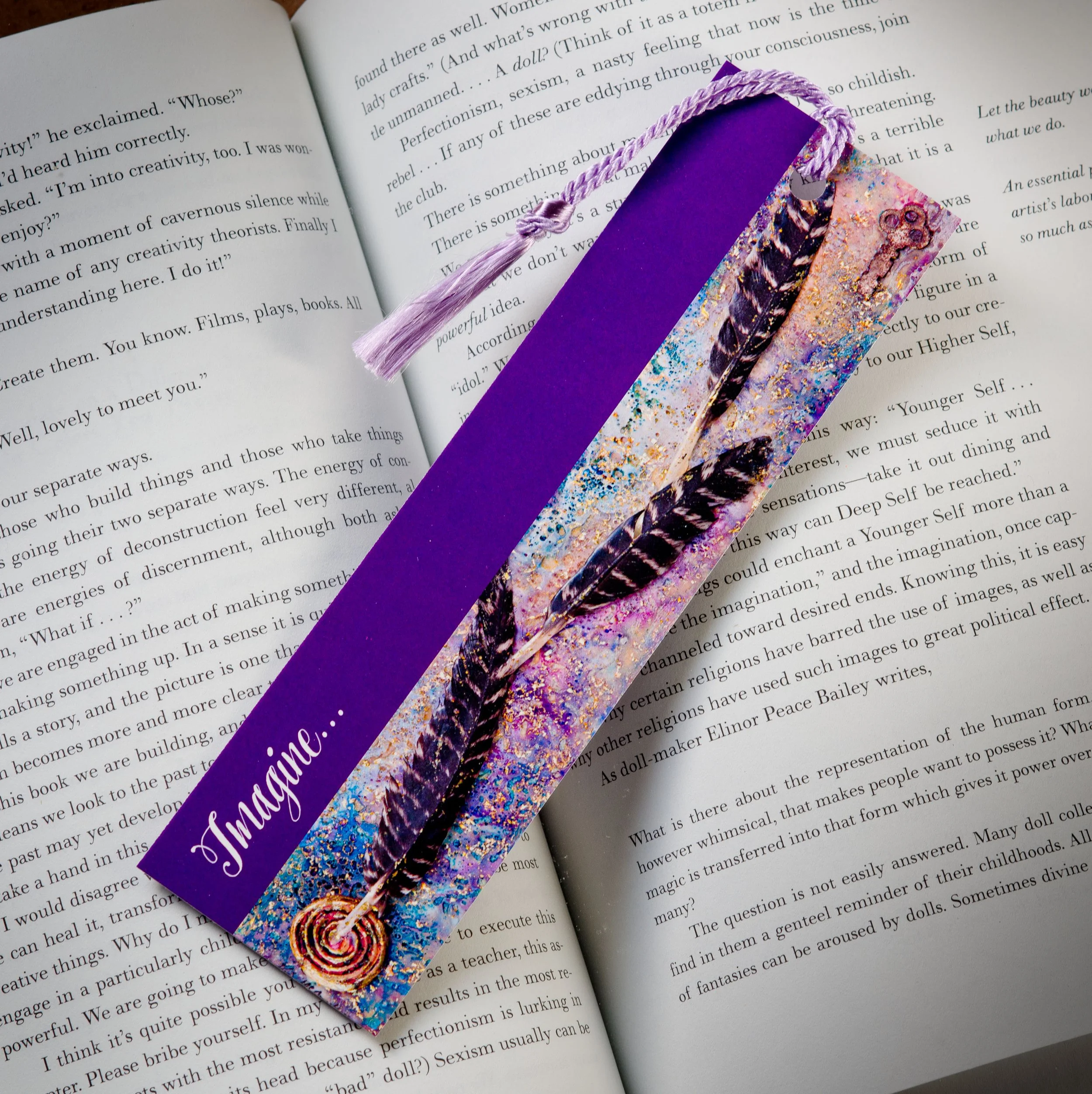 "Imagine" Bookmark