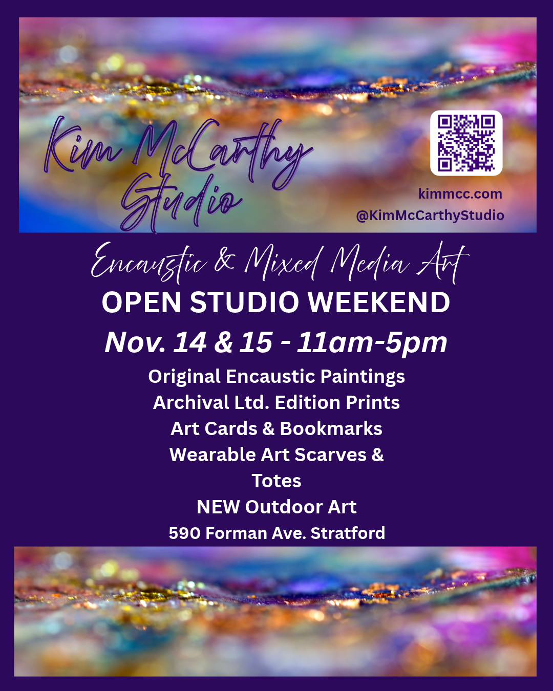 Kim McCarthy Studio – Open Studio Weekend -11am-5pm