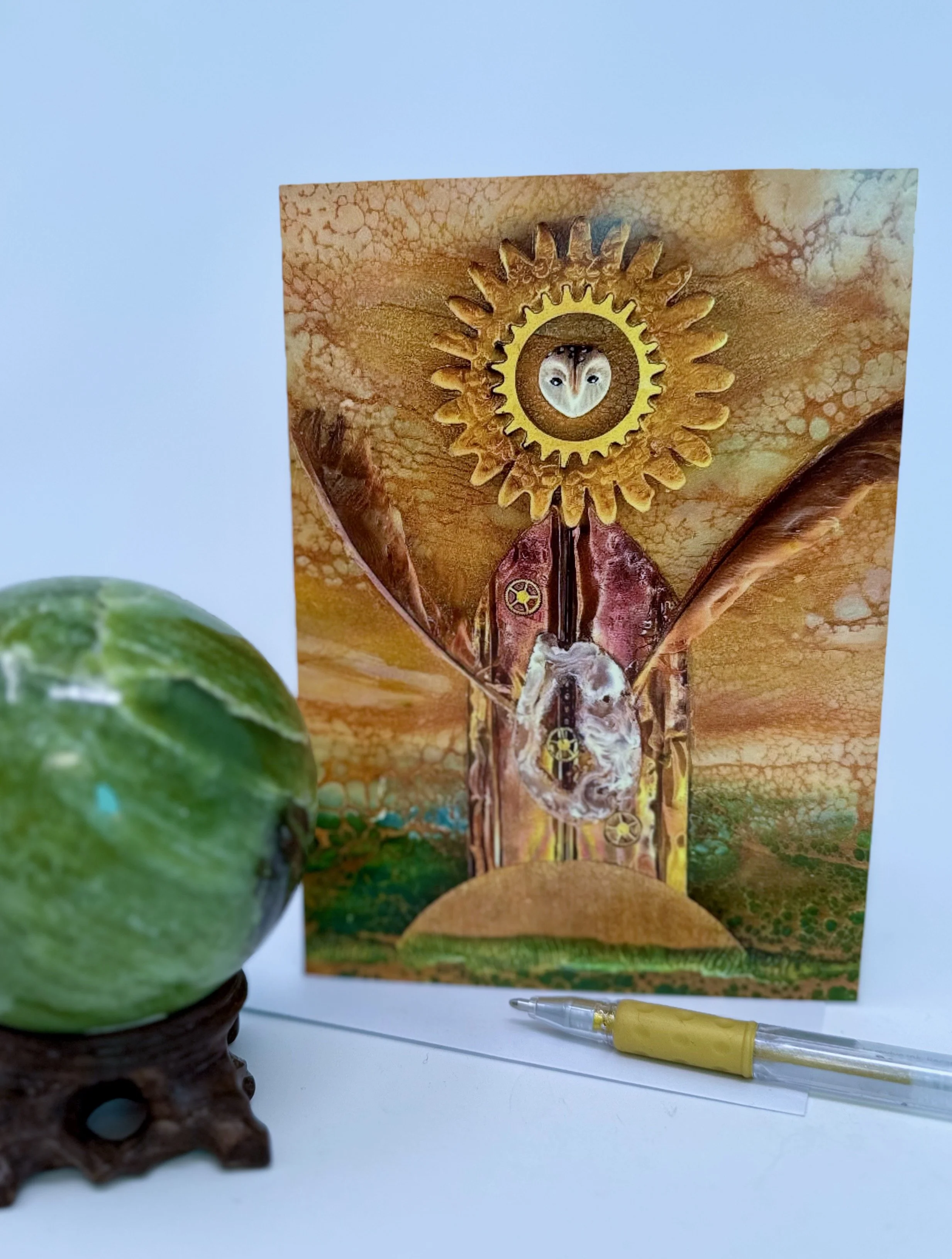 Goddess of Wisdom Art Card