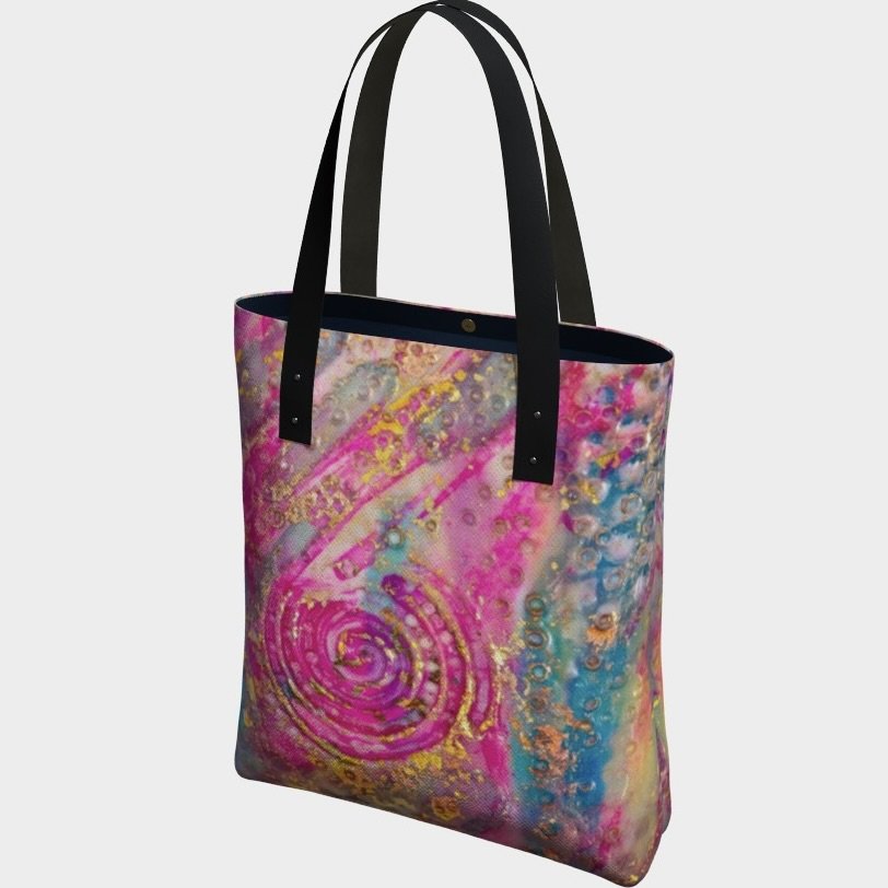 Wonder Wearable Bag - "Fuscia Flow"